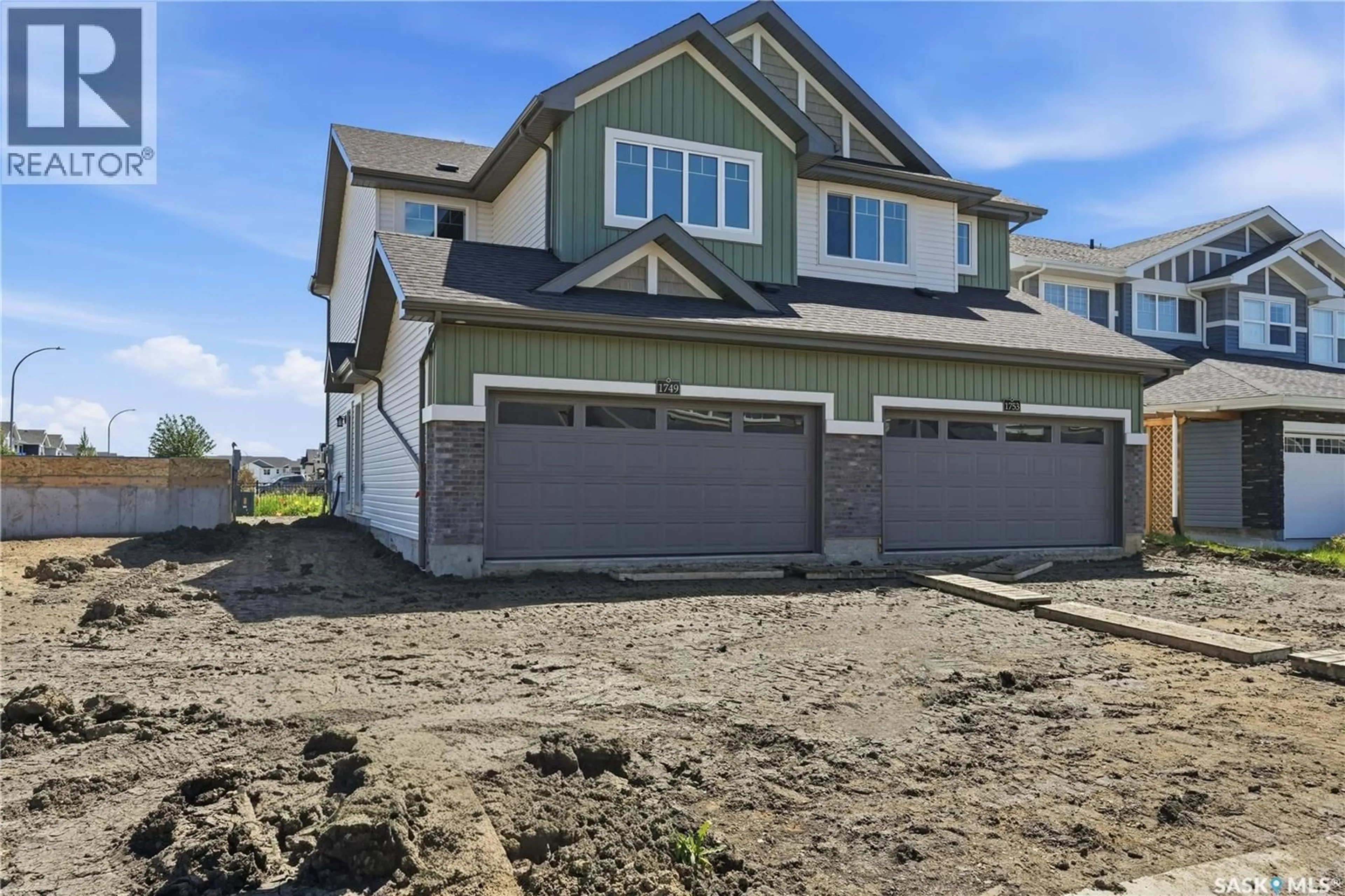 Home with vinyl exterior material, street for 1749 MUSTARD STREET, Regina Saskatchewan S4Y0G1
