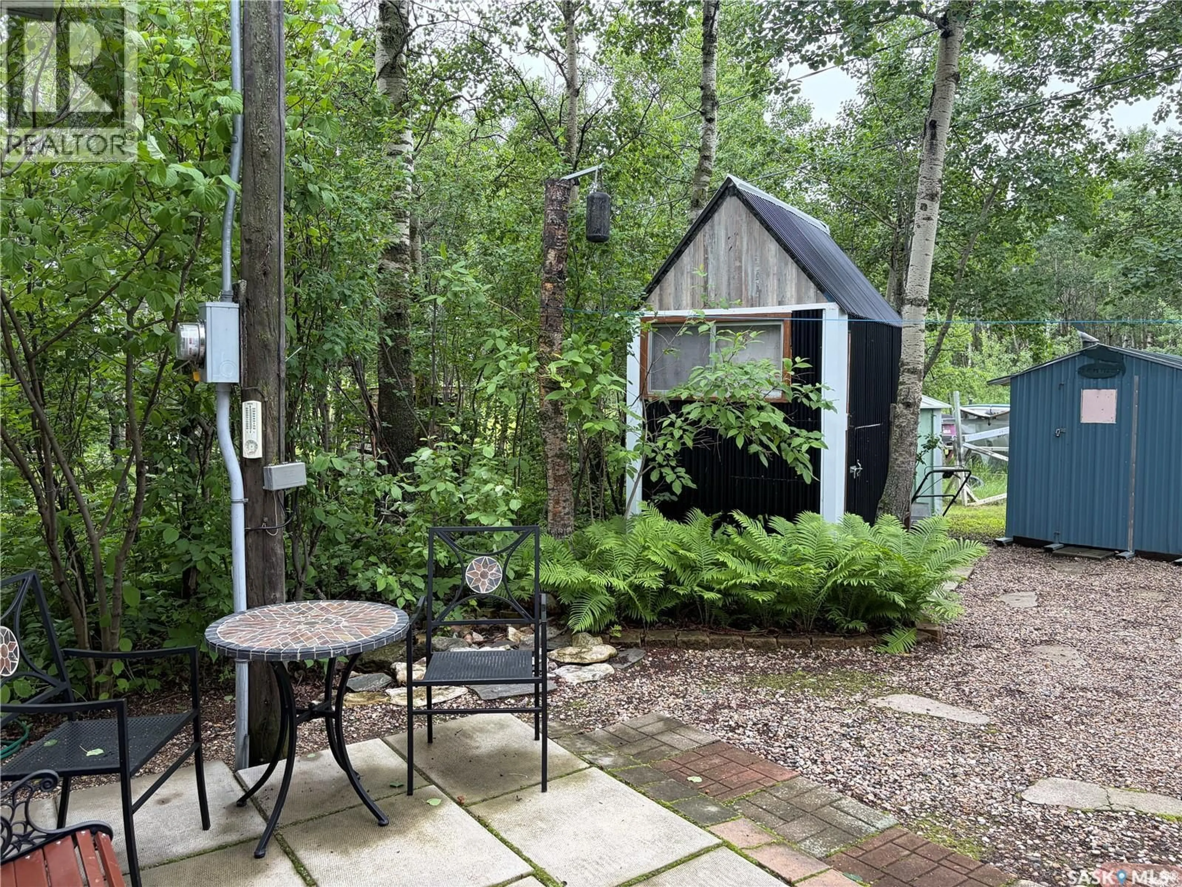Patio, forest/trees view for 34 COLUMBUS DRIVE, Fishing Lake Saskatchewan S0A1A0