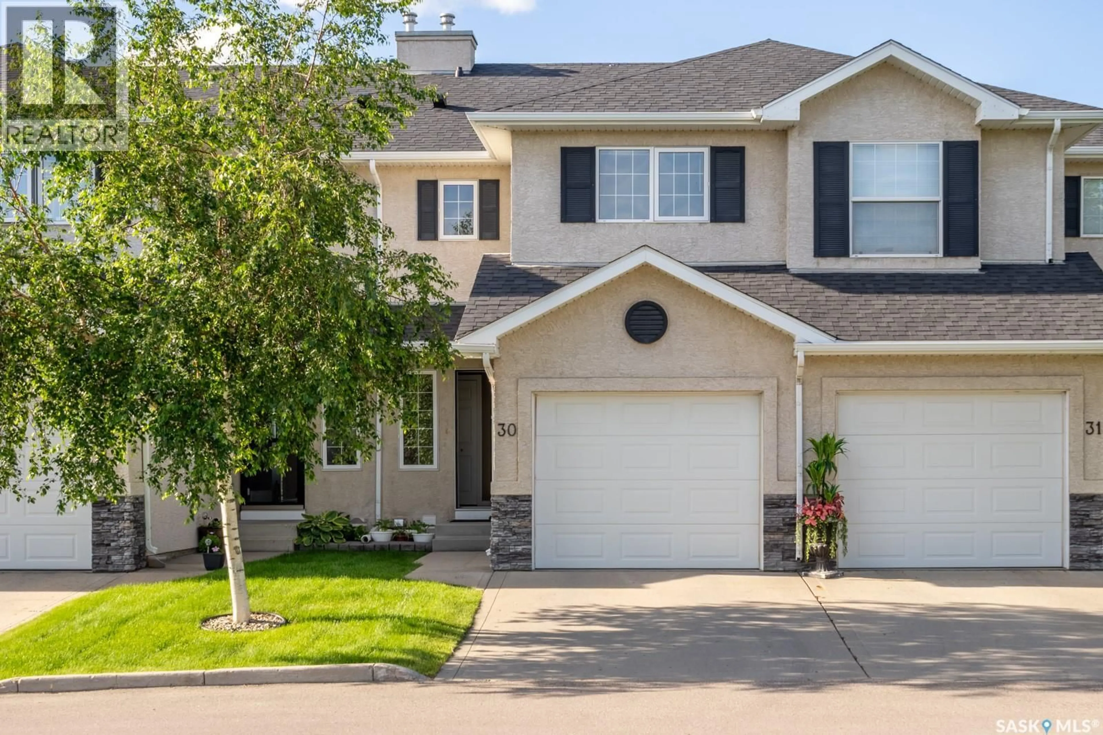 Home with vinyl exterior material, street for 30 2400 TELL PLACE, Regina Saskatchewan S4V3E3