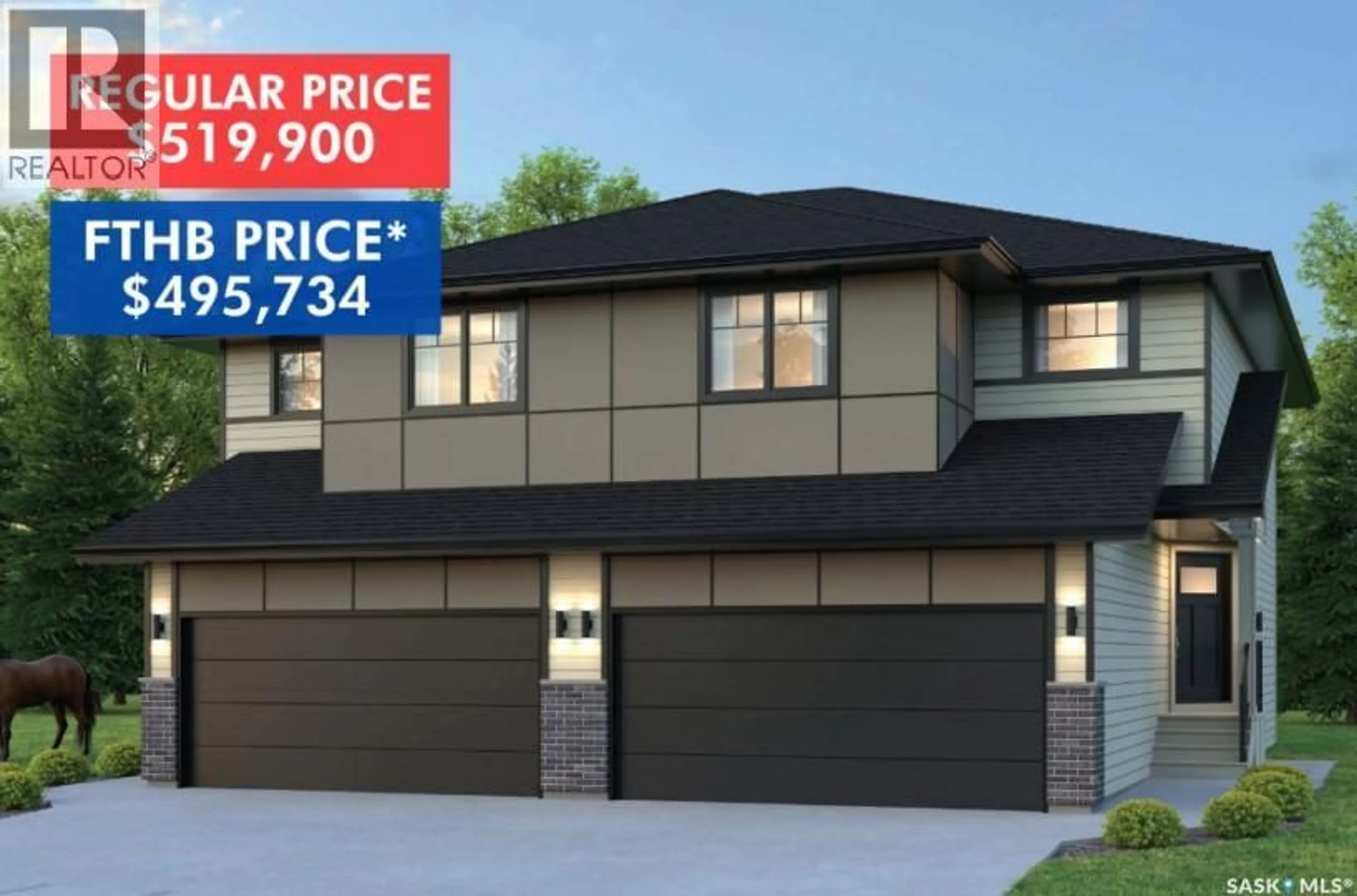 Home with brick exterior material, street for 318 155 MCFAULL WAY, Saskatoon Saskatchewan S7V1Z9