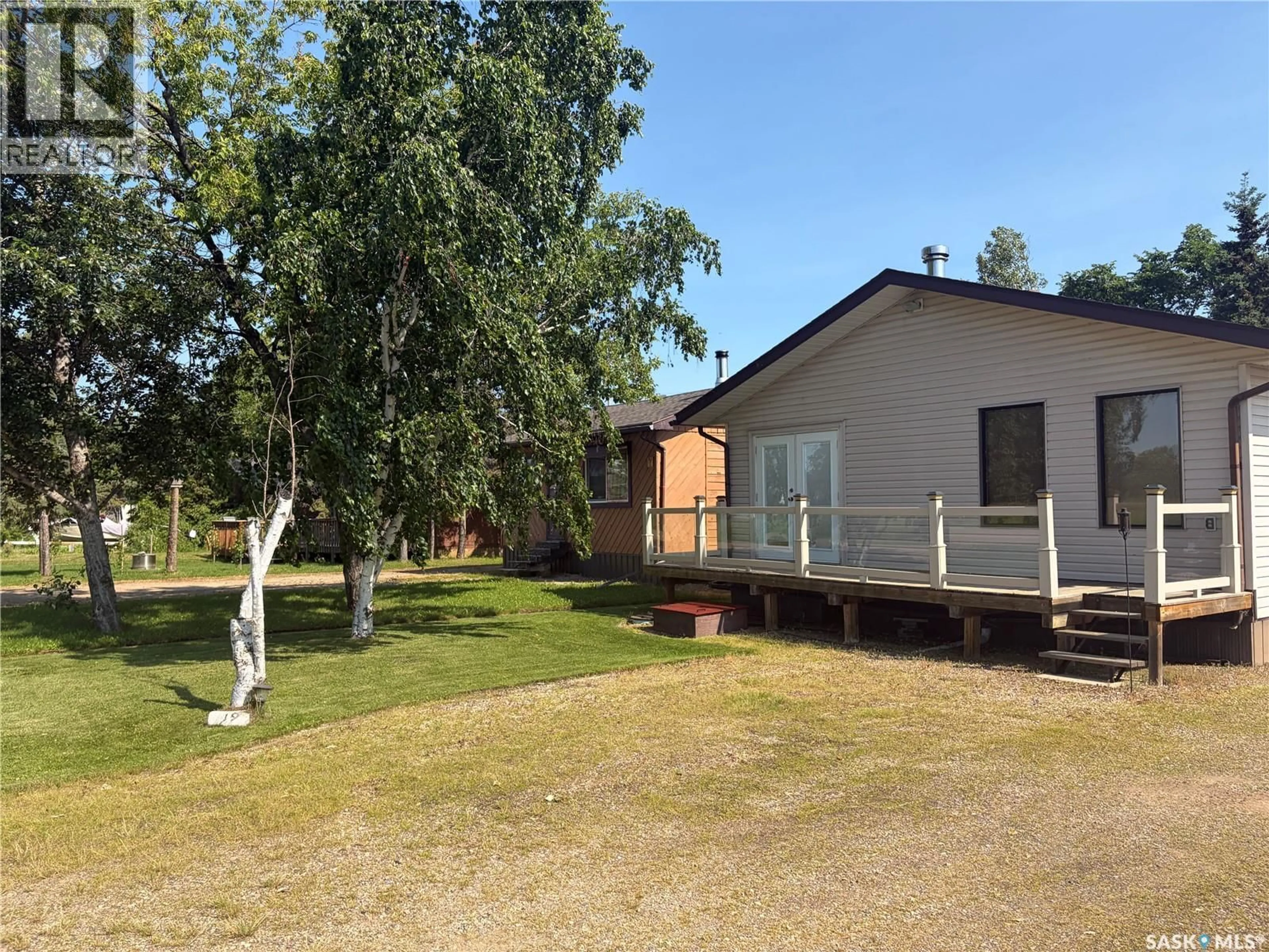 A pic from outside/outdoor area/front of a property/back of a property/a pic from drone, unknown for 19 DELARONDE RESORT, Delaronde Lake Saskatchewan S0J0E0