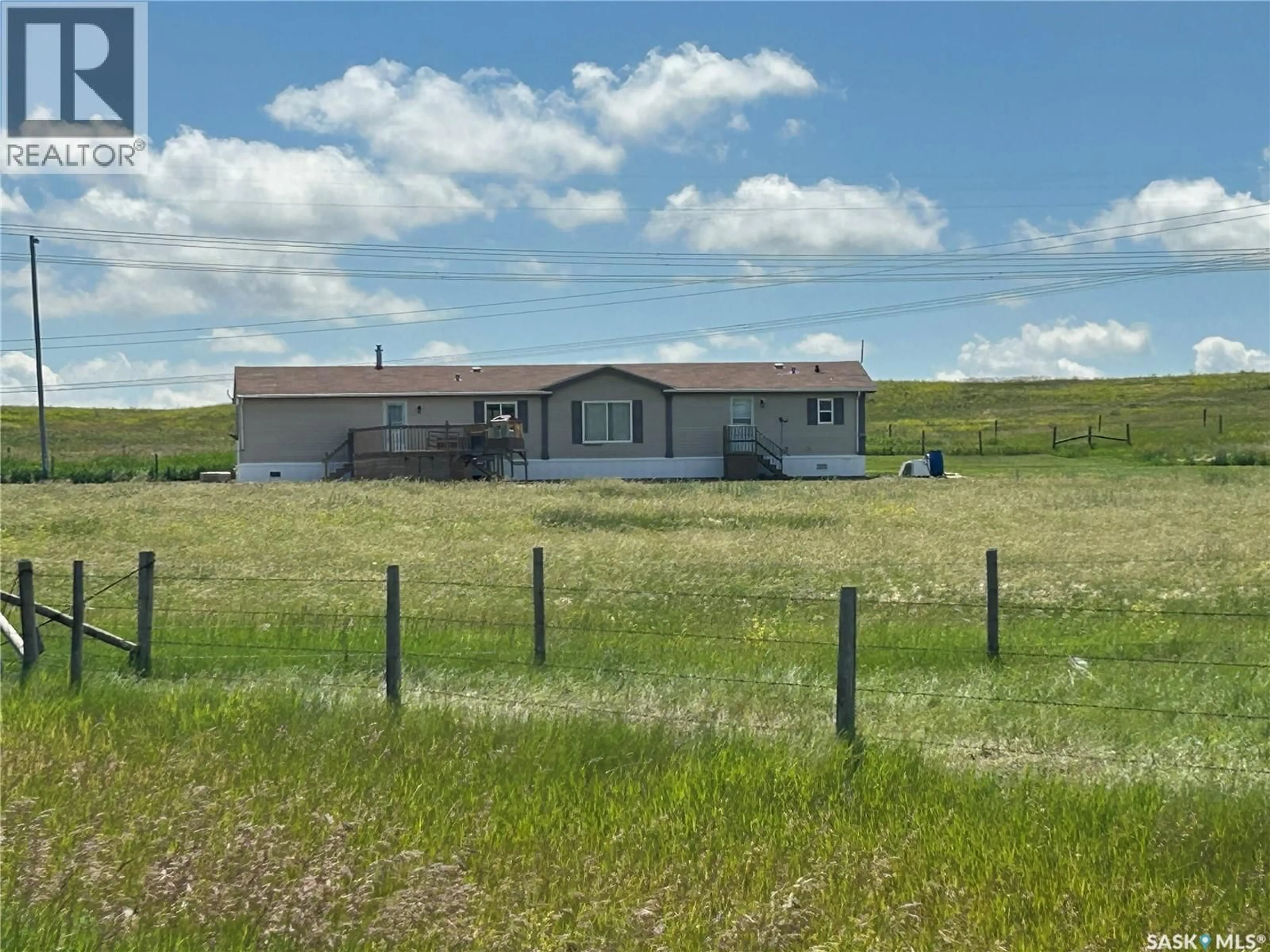 A pic from outside/outdoor area/front of a property/back of a property/a pic from drone, building for 5 TESSIER ACREAGE ACRES, Estevan Rm No. 5 Saskatchewan S4A2A4