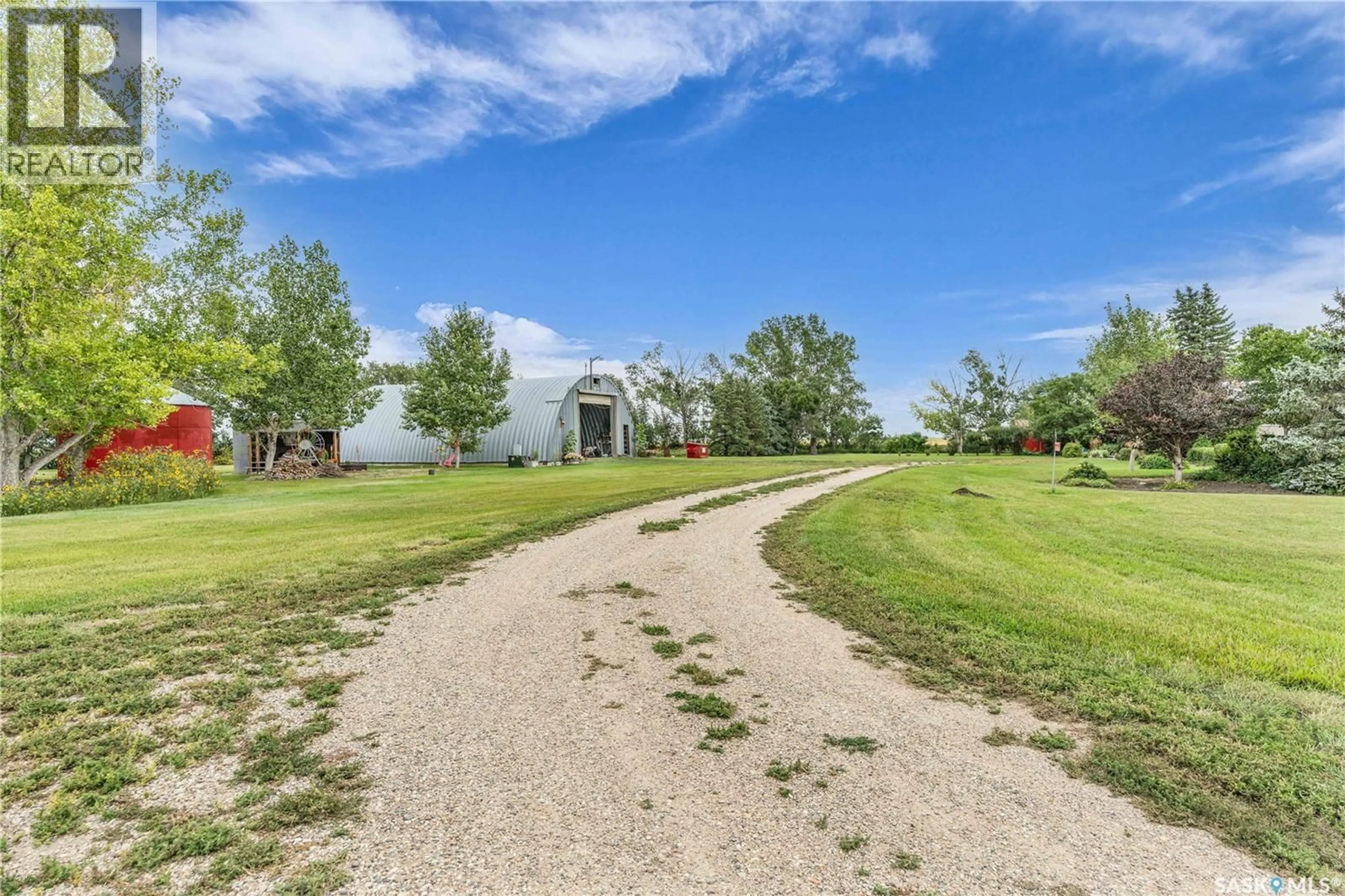 A pic from outside/outdoor area/front of a property/back of a property/a pic from drone, unknown for PURVES ACREAGE, Lajord Rm No. 128 Saskatchewan S0G4E0