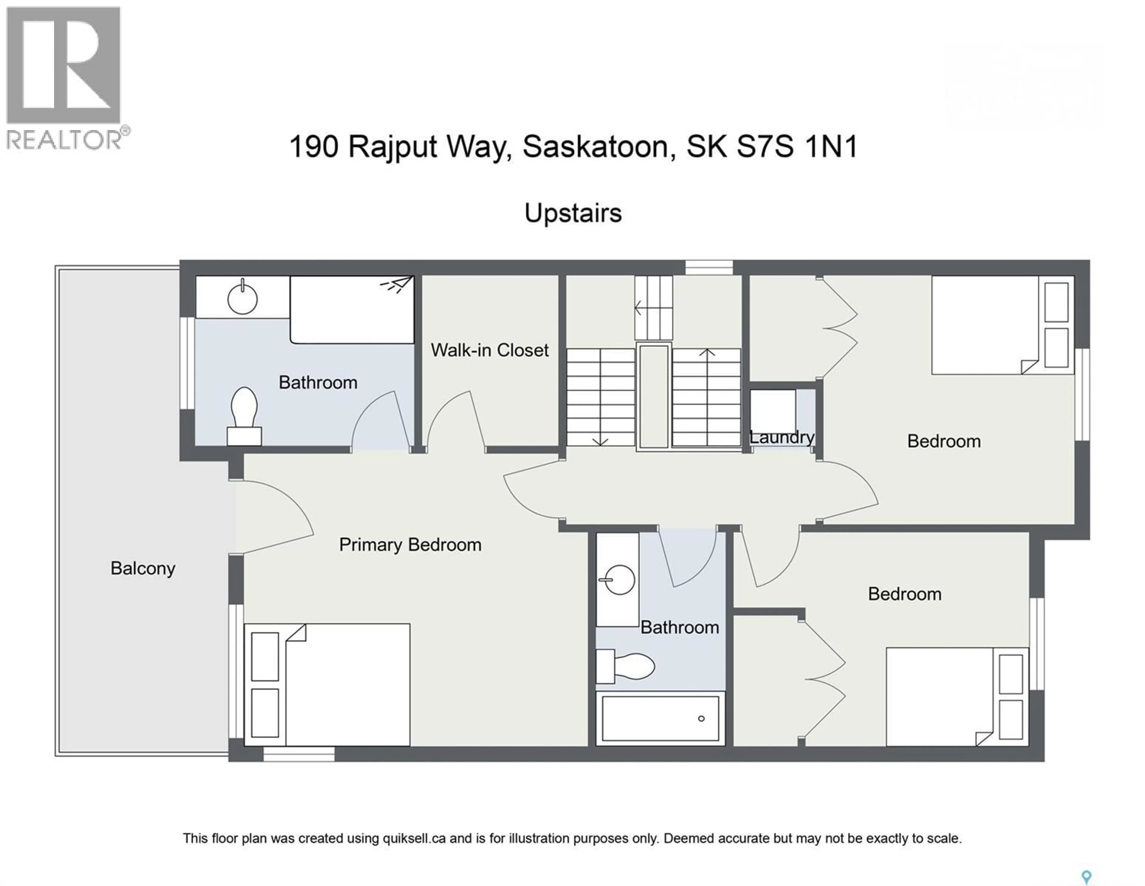 Floor plan for 190 RAJPUT WAY, Saskatoon Saskatchewan S7W0L5