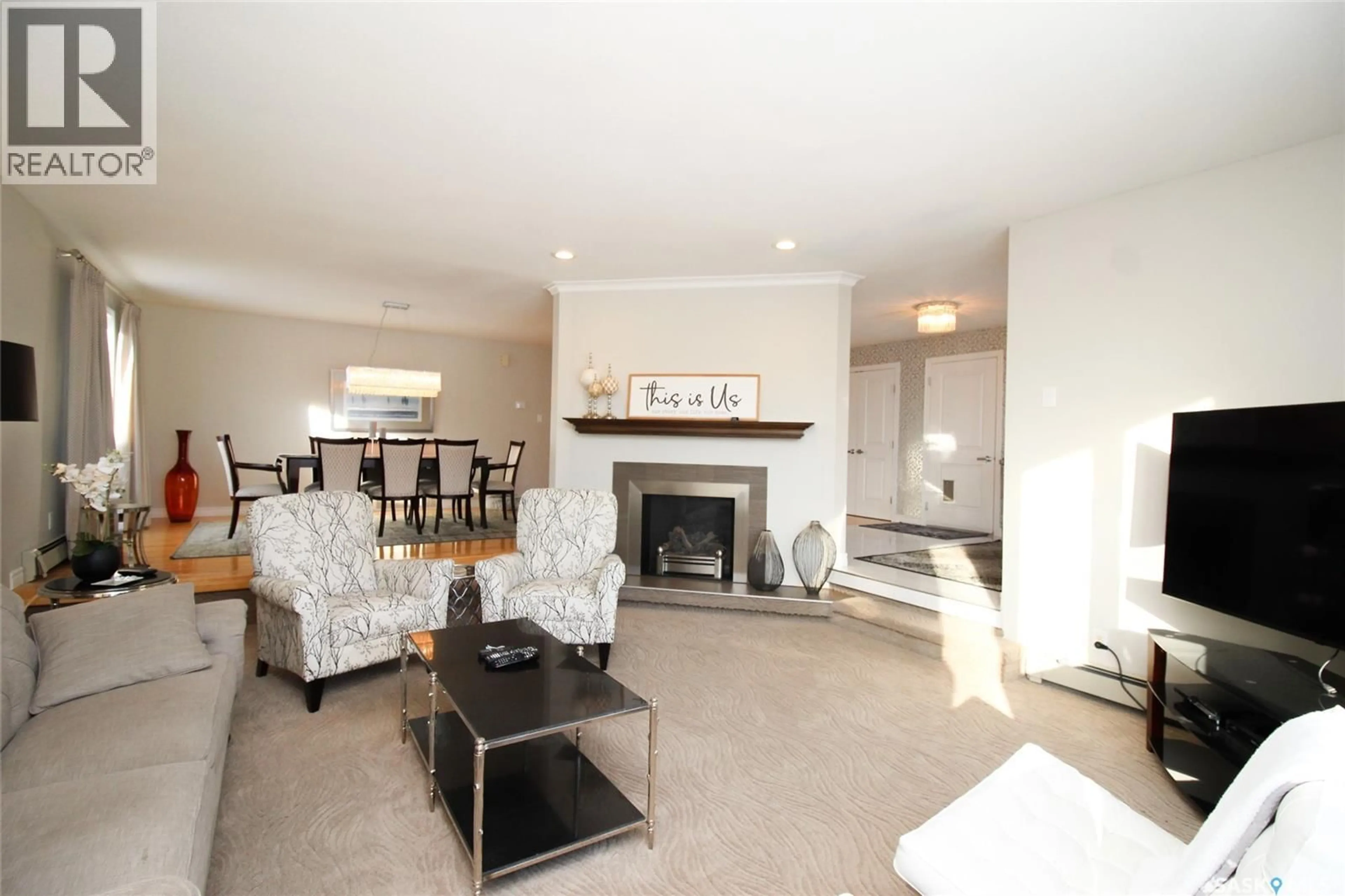 Living room with furniture, unknown for 555 5TH STREET, Shaunavon Saskatchewan S0N2M0
