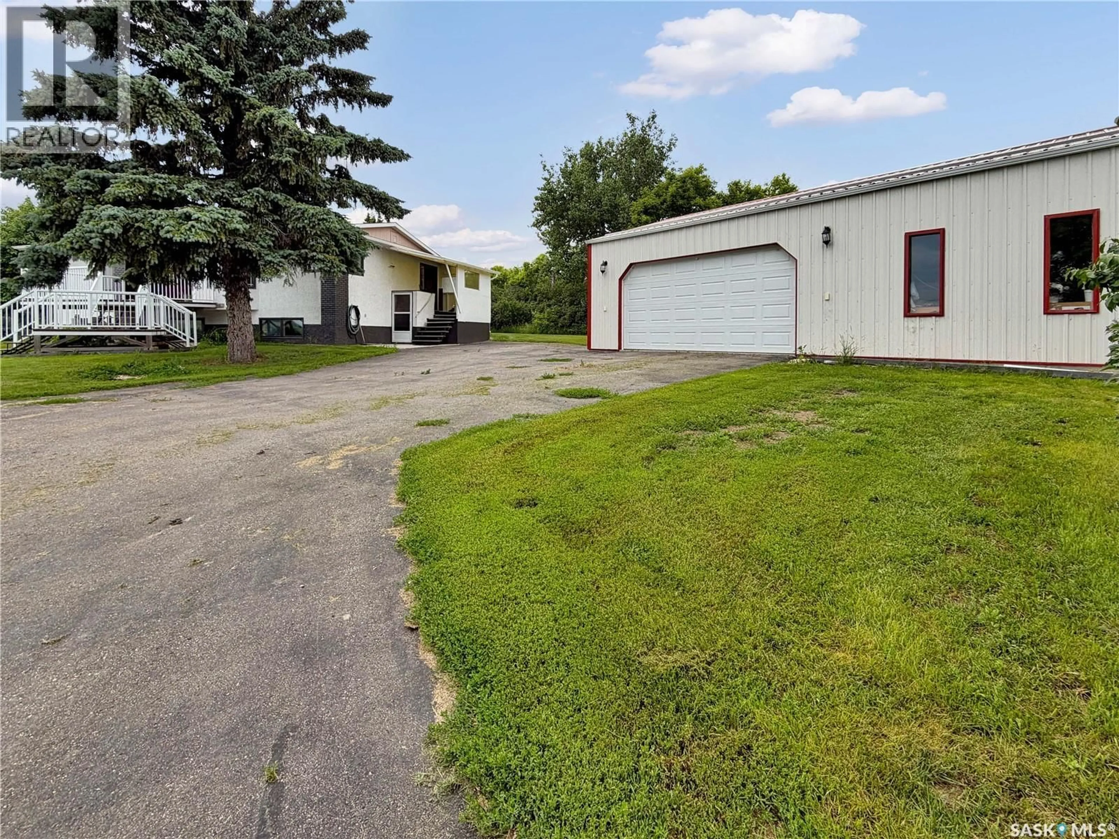 A pic from outside/outdoor area/front of a property/back of a property/a pic from drone, street for 9 RED BARN ACREAGE, Fertile Belt Rm No. 183 Saskatchewan S0A3Y0