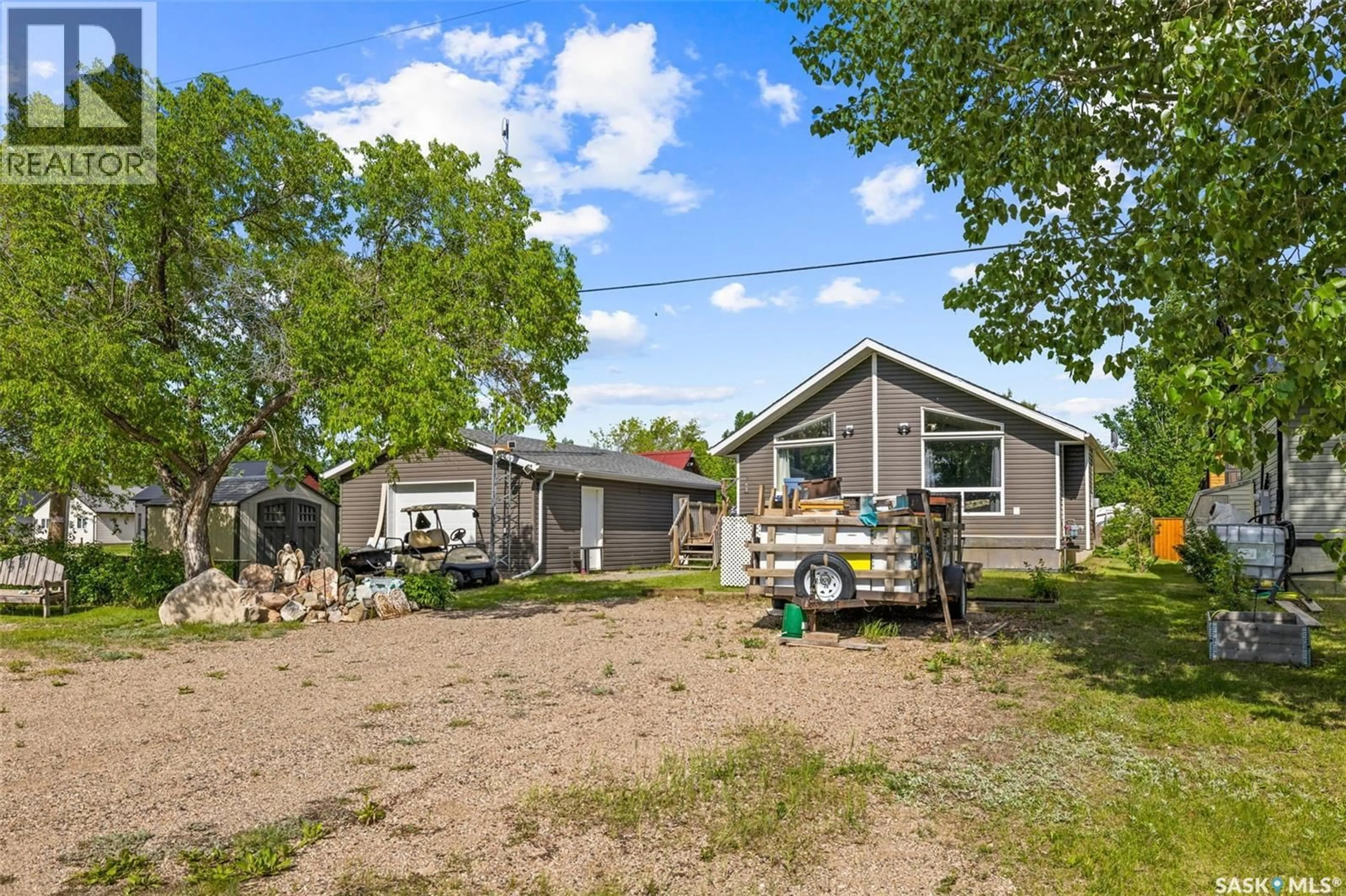 A pic from outside/outdoor area/front of a property/back of a property/a pic from drone, unknown for 3 POPLAR STREET, Grandview Beach Saskatchewan S0G1C0