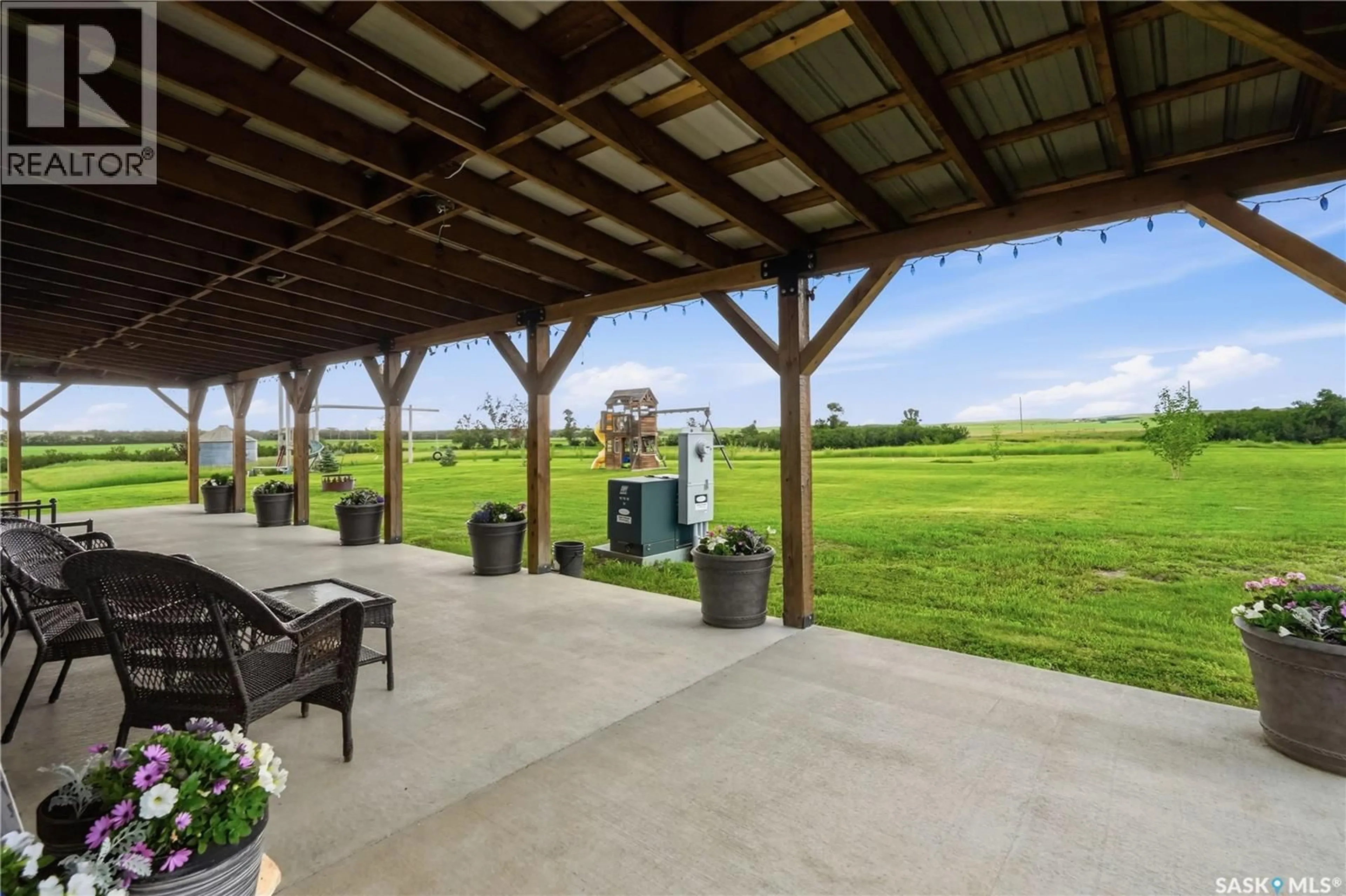 Patio, water/lake/river/ocean view for REIMER ACREAGE, Caron Rm No. 162 Saskatchewan S0H0R0