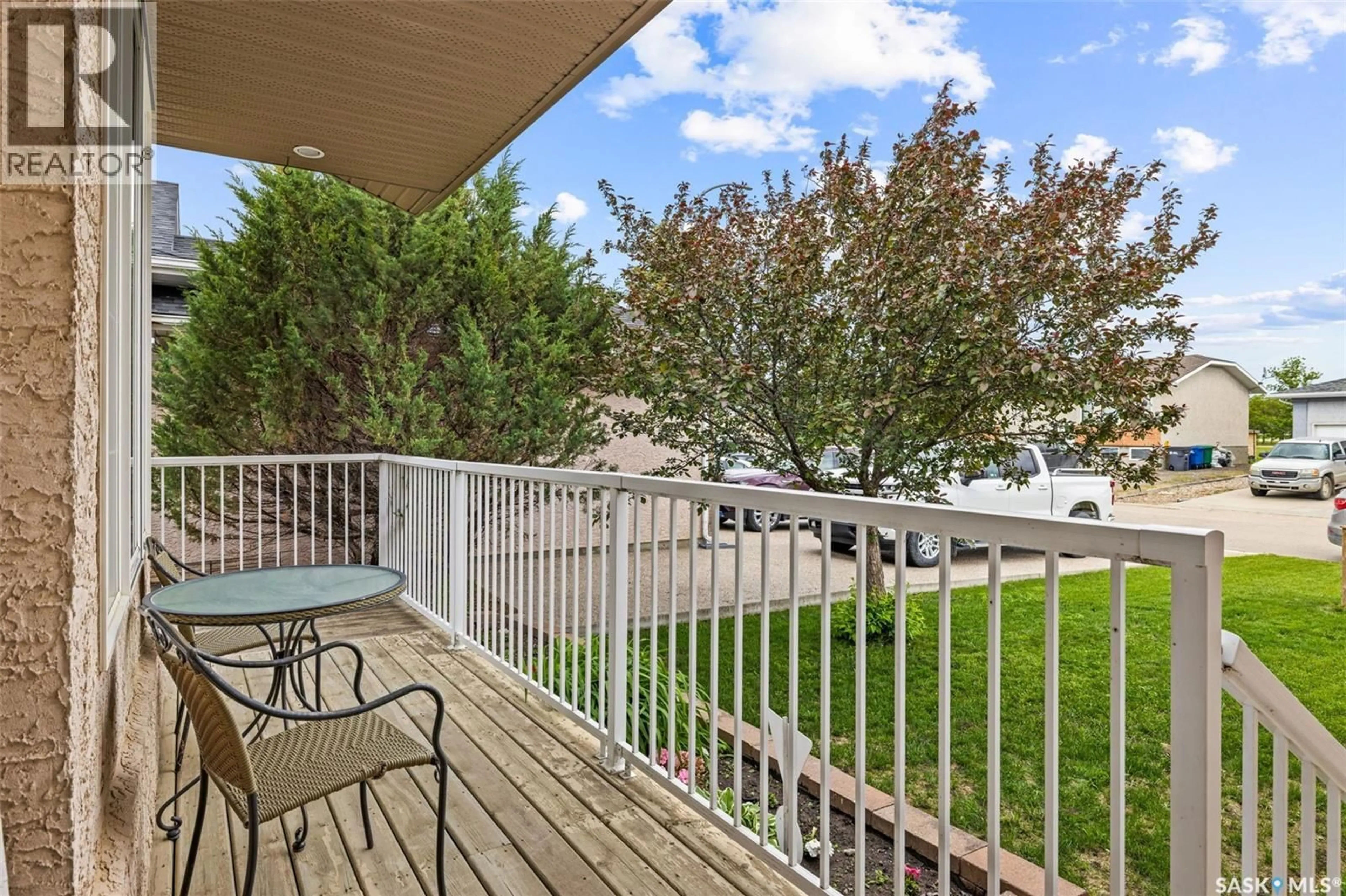 Patio, water/lake/river/ocean view for 418 HAWKES STREET, Balgonie Saskatchewan S0G0E0