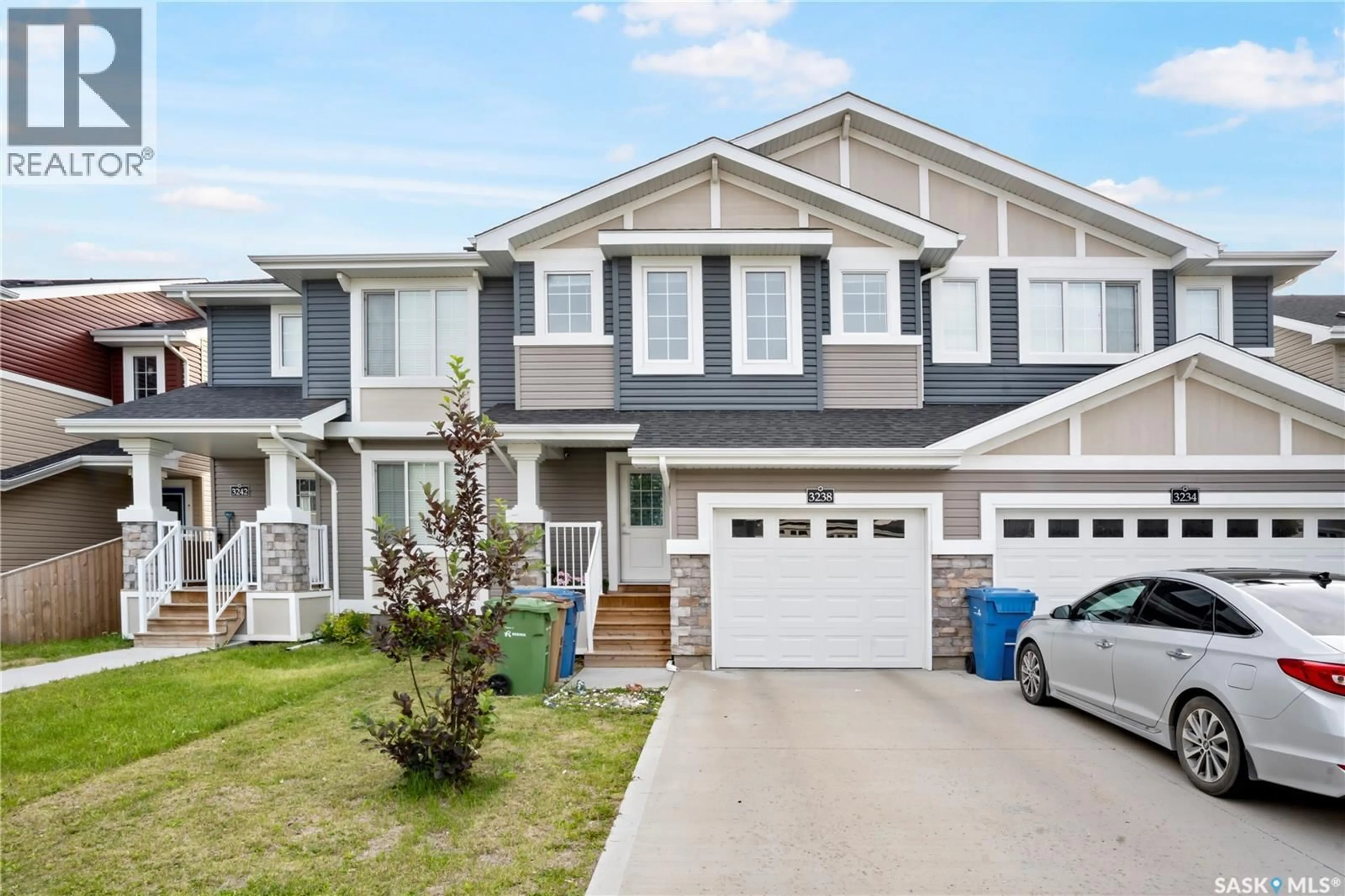 Home with vinyl exterior material, street for 3238 GREEN STONE ROAD, Regina Saskatchewan S4V3R3