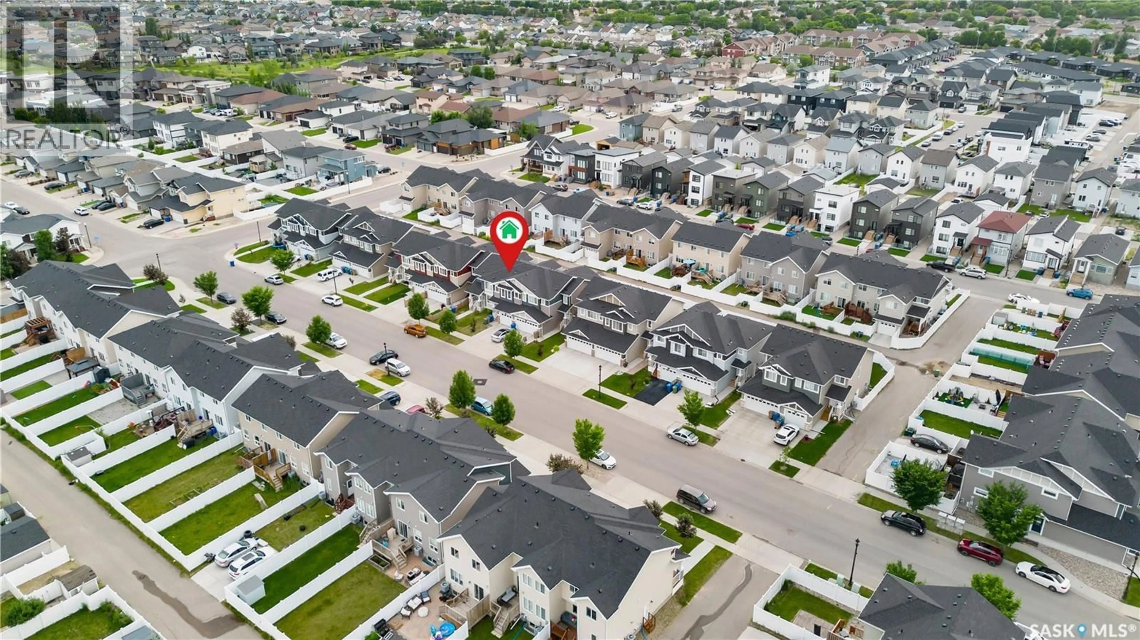 A pic from outside/outdoor area/front of a property/back of a property/a pic from drone, street for 3238 GREEN STONE ROAD, Regina Saskatchewan S4V3R3