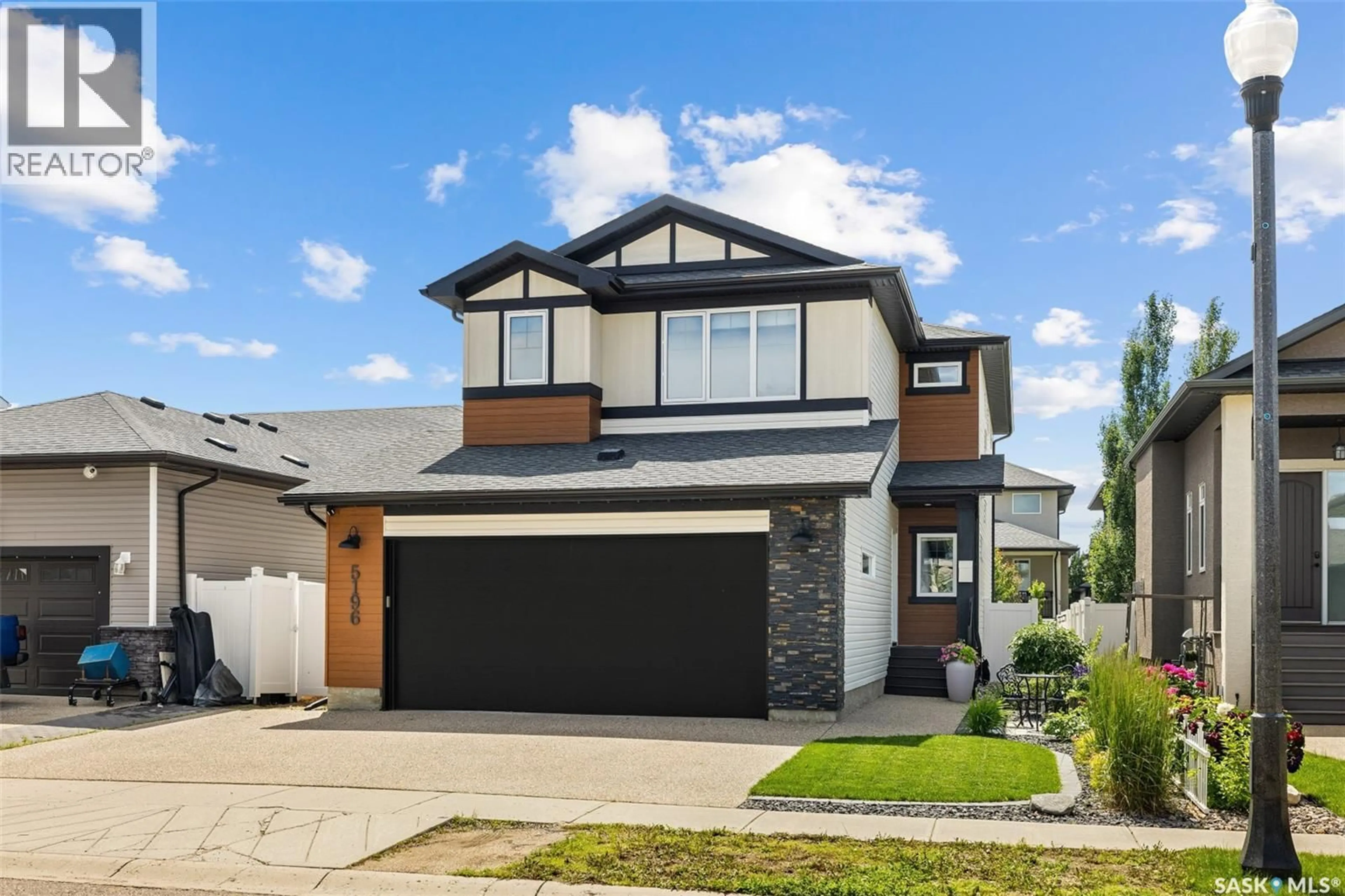 Home with vinyl exterior material, street for 5196 AVIATOR CRESCENT, Regina Saskatchewan S4W0G5