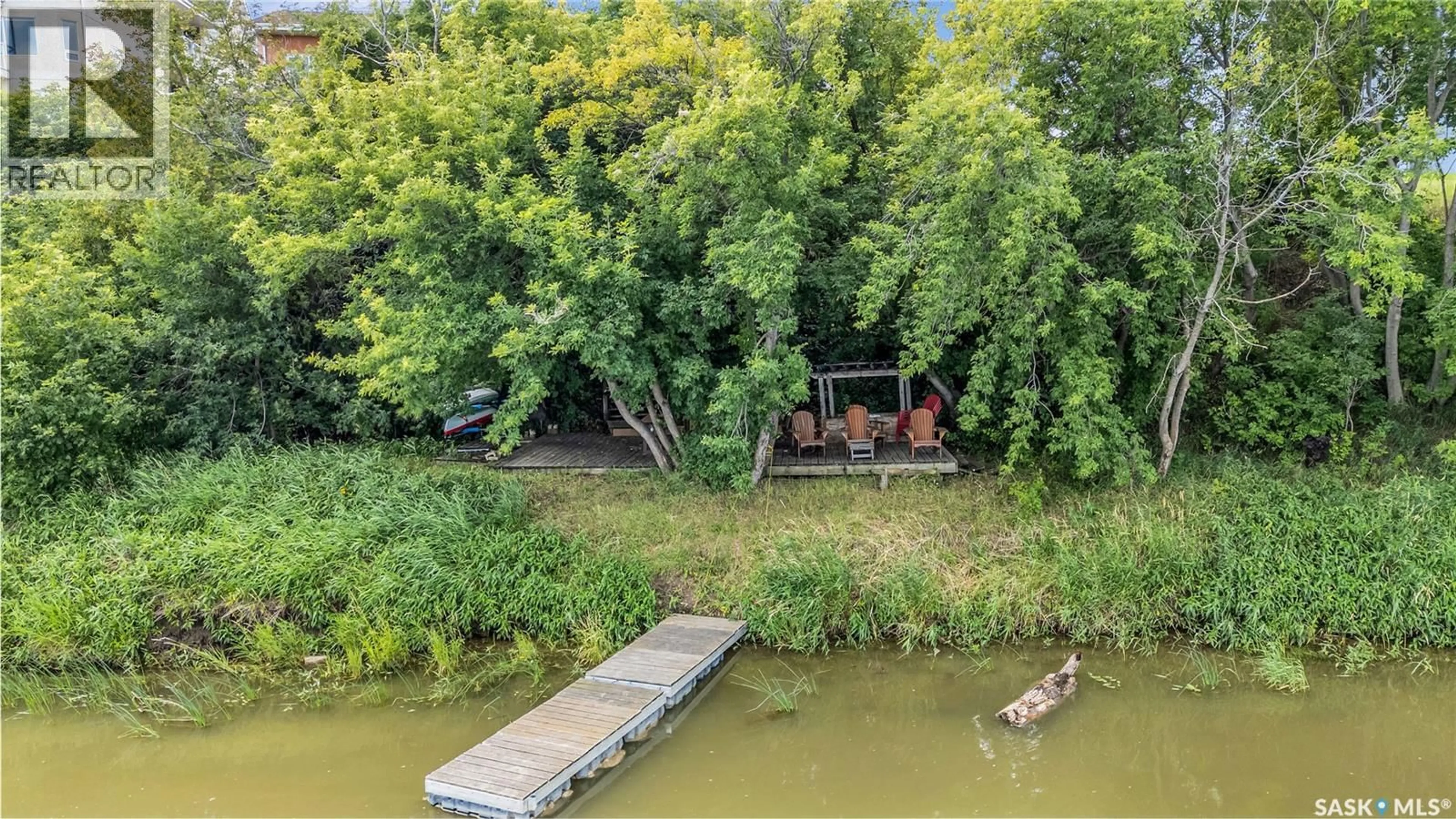 A pic from outside/outdoor area/front of a property/back of a property/a pic from drone, water/lake/river/ocean view for A2 - 532 RIVER STREET, Prince Albert Saskatchewan S6V0A6