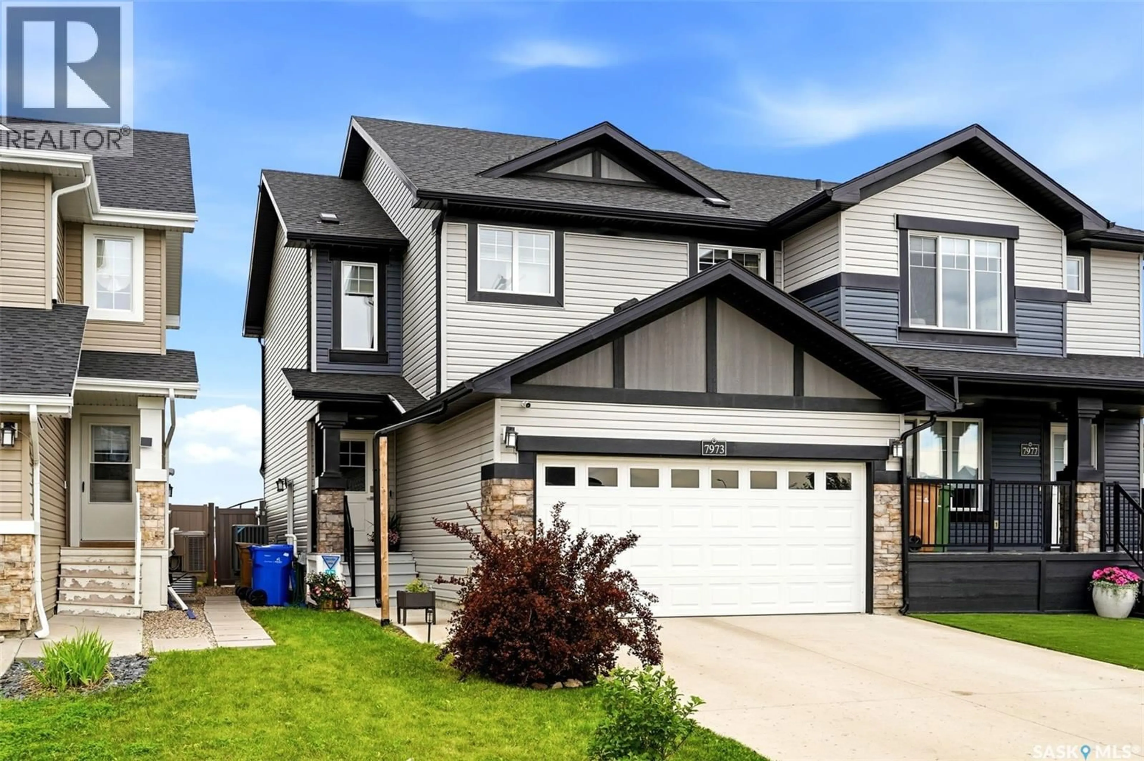 Home with vinyl exterior material, street for 7973 LENTIL AVENUE, Regina Saskatchewan S4Y0E9