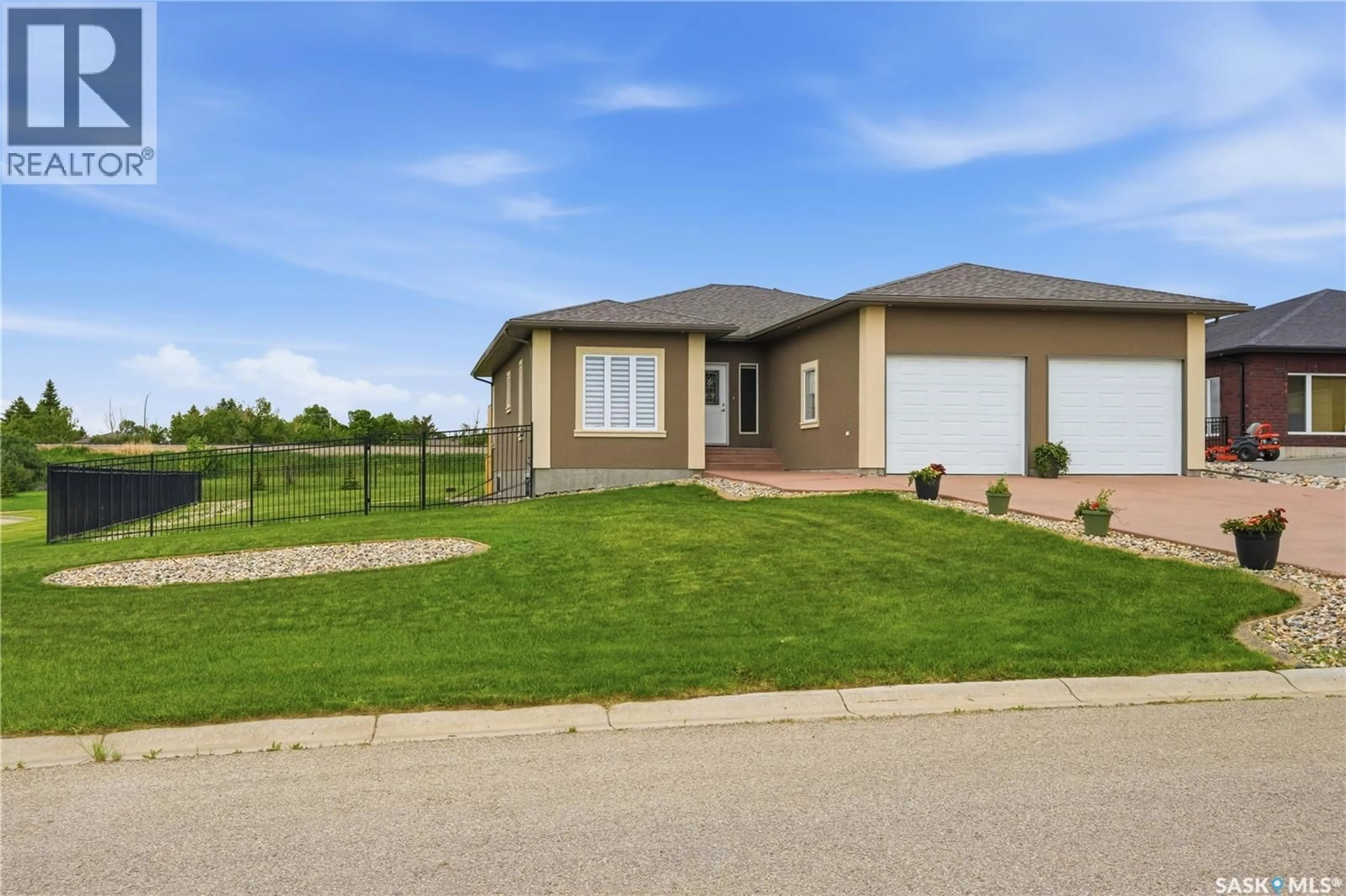 Home with brick exterior material, street for 3 IRON BRIDGE TERRACE, Moose Jaw Saskatchewan S6J0B5