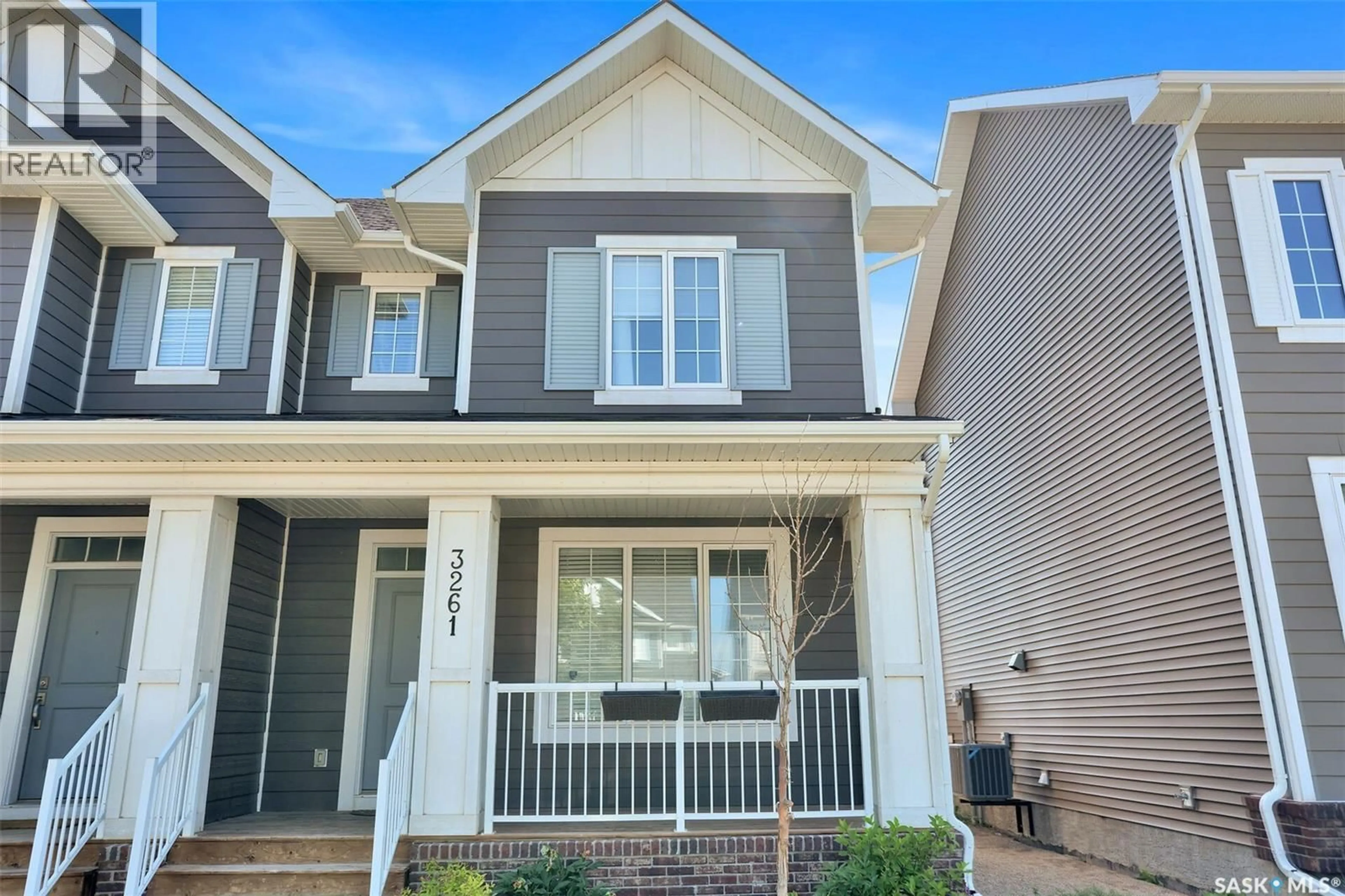 Home with vinyl exterior material, street for 3261 CHUKA BOULEVARD, Regina Saskatchewan S4V3S5
