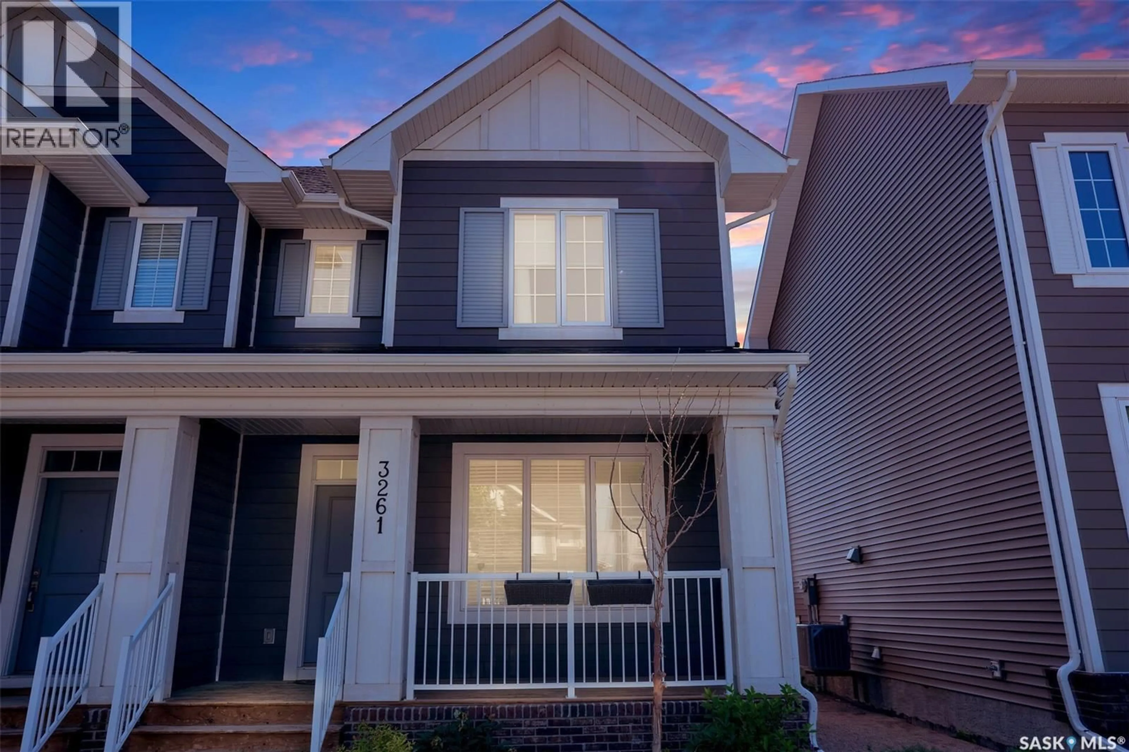 Home with vinyl exterior material, street for 3261 CHUKA BOULEVARD, Regina Saskatchewan S4V3S5