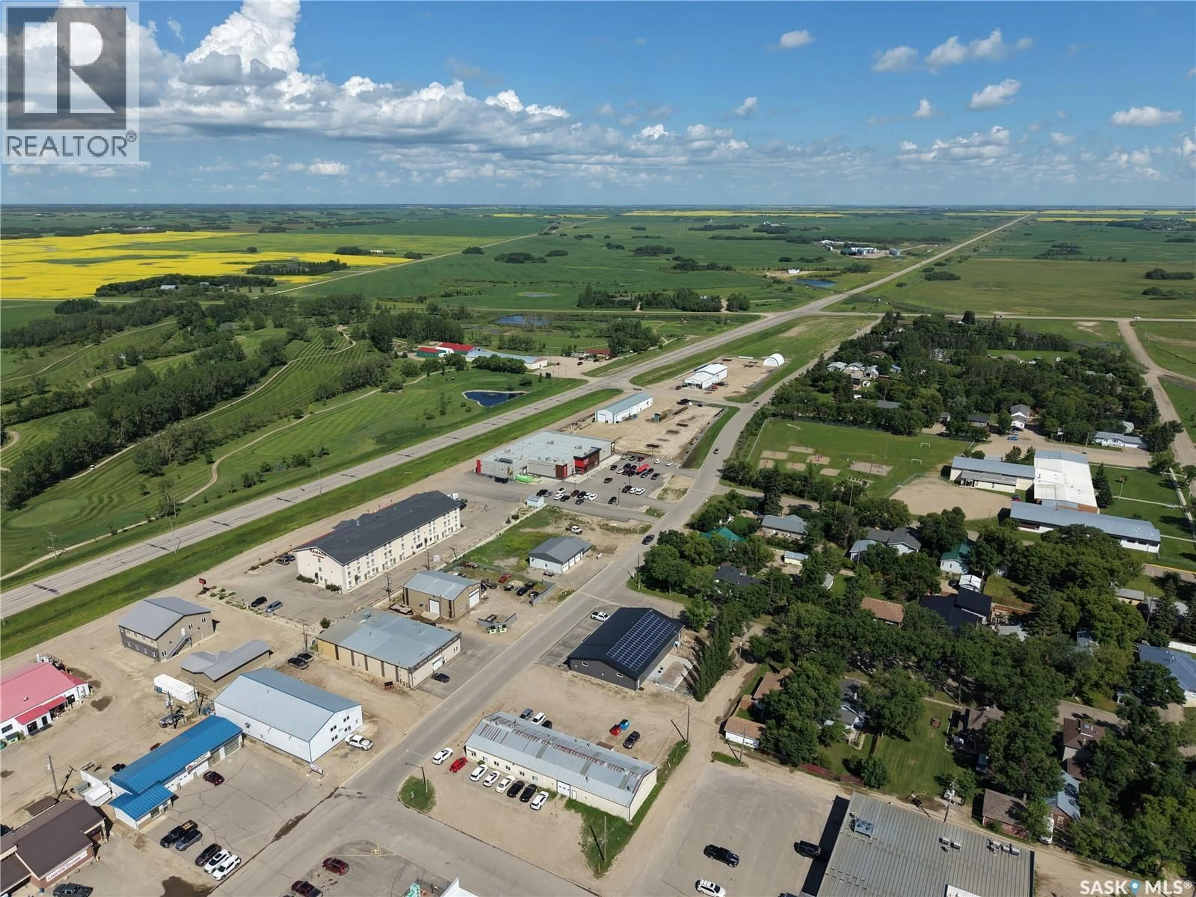 A pic from outside/outdoor area/front of a property/back of a property/a pic from drone, street for 320 6TH STREET, Carlyle Saskatchewan S0C0R0
