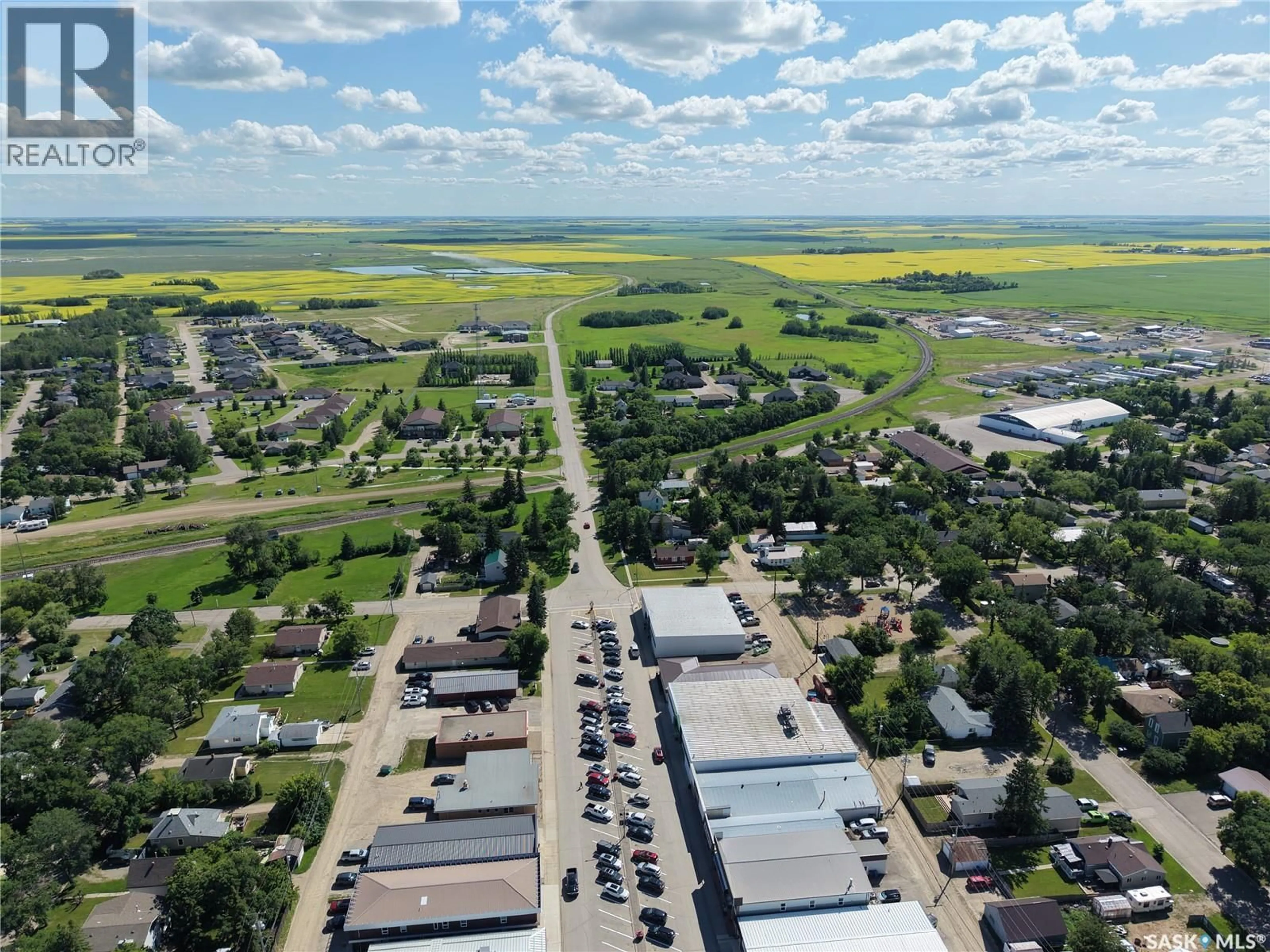 A pic from outside/outdoor area/front of a property/back of a property/a pic from drone, street for 320 6TH STREET, Carlyle Saskatchewan S0C0R0