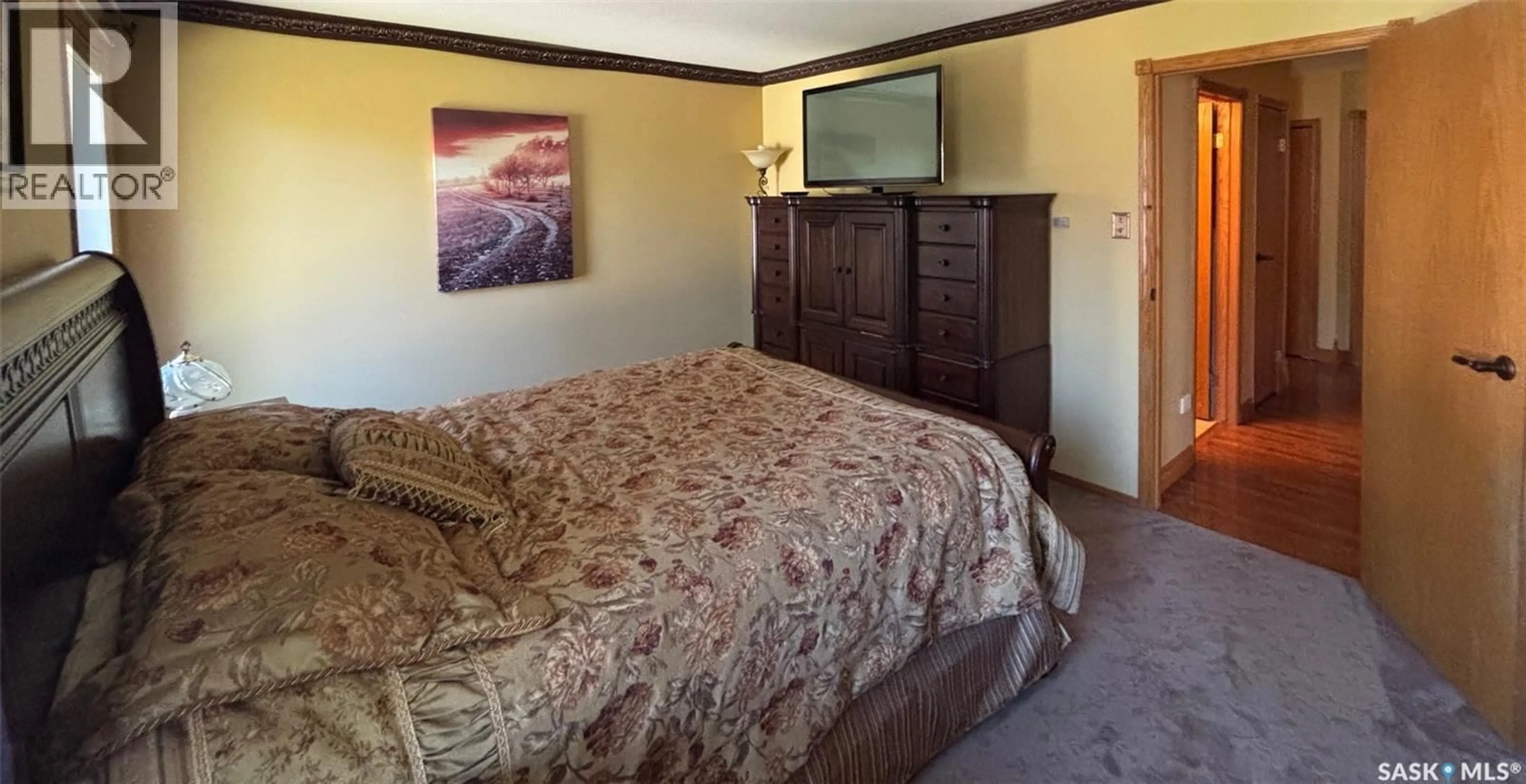 Bedroom with bed, unknown for 8214 RANKIN DRIVE, Regina Saskatchewan S4Y1J4