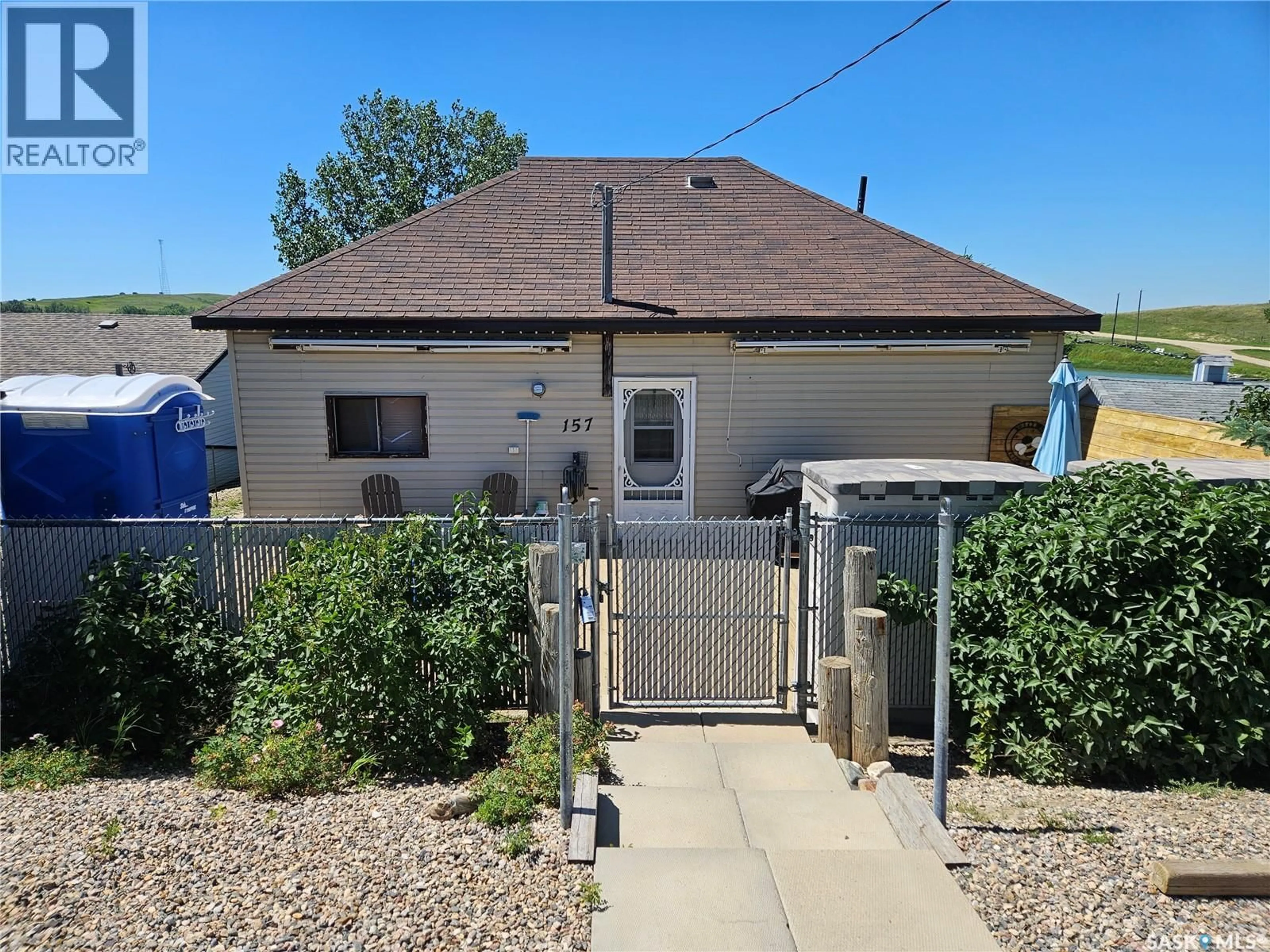 A pic from outside/outdoor area/front of a property/back of a property/a pic from drone, street for Cabin - 157 CLEARWATER LAKE, Lacadena Rm No. 228 Saskatchewan S0L1T0
