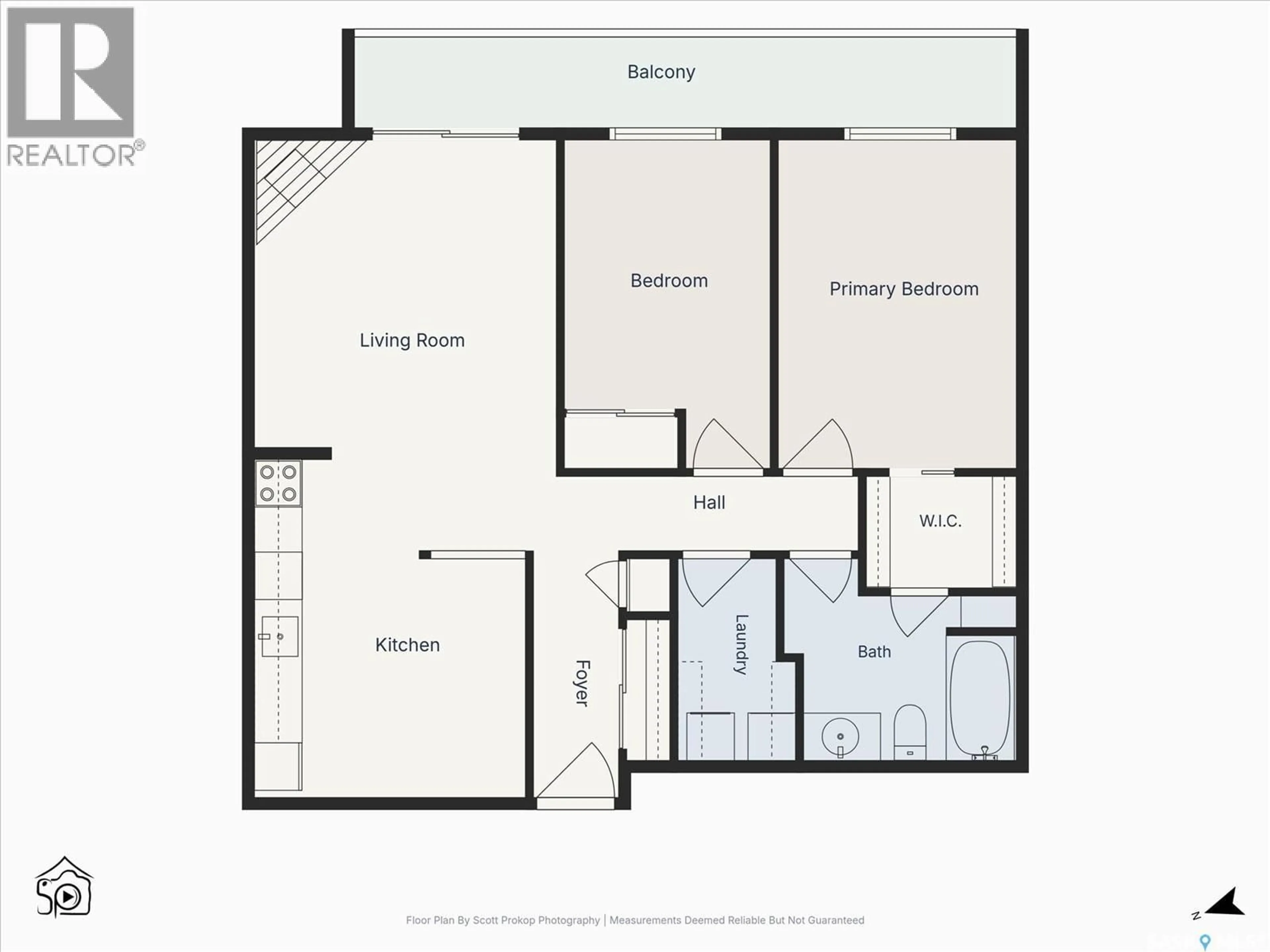 Floor plan for 206 - 536 4TH AVENUE, Saskatoon Saskatchewan S7K2M7