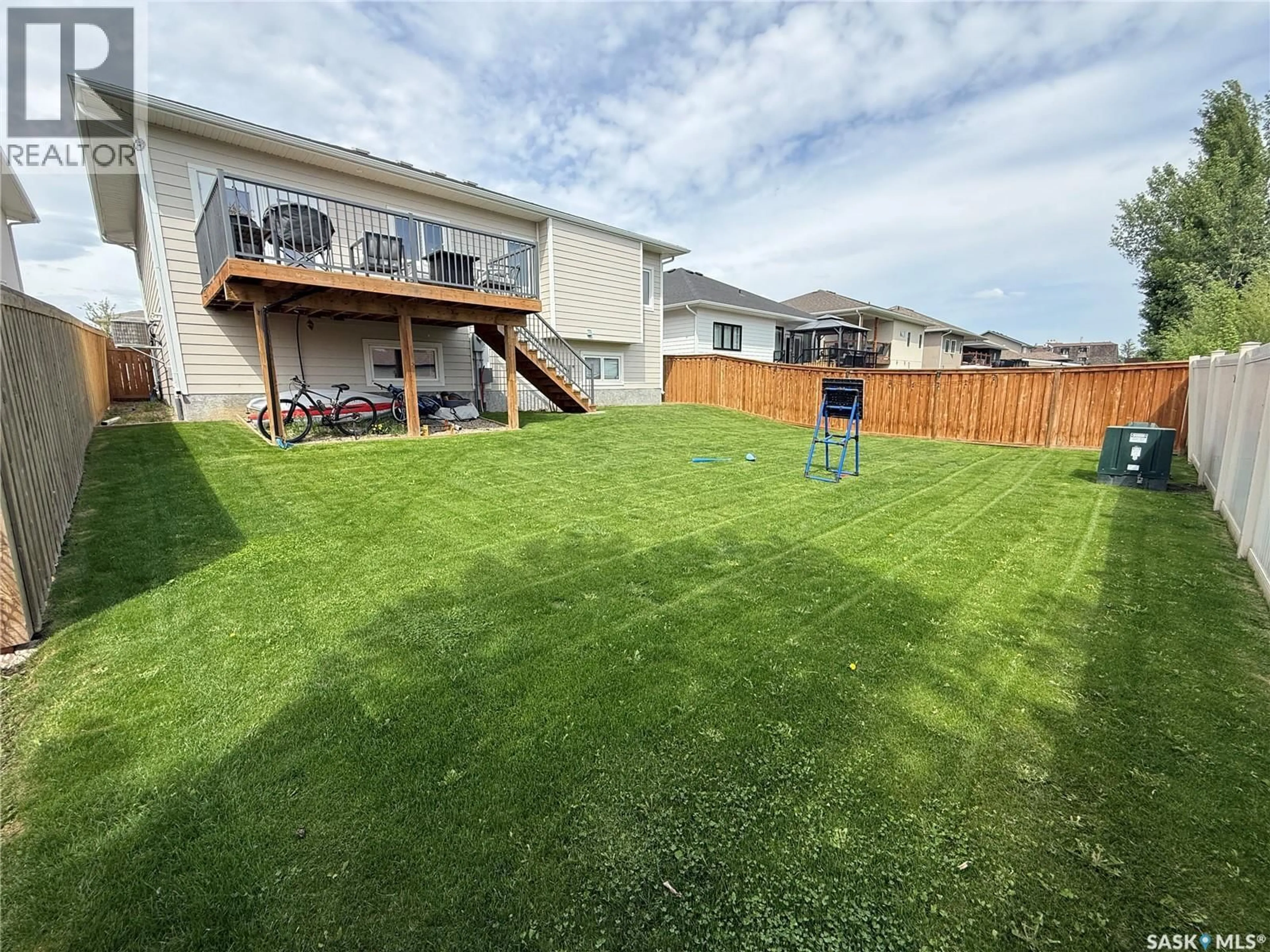 A pic from outside/outdoor area/front of a property/back of a property/a pic from drone, mountain view for 3040 LAKEVIEW DRIVE, Prince Albert Saskatchewan S6W0A4