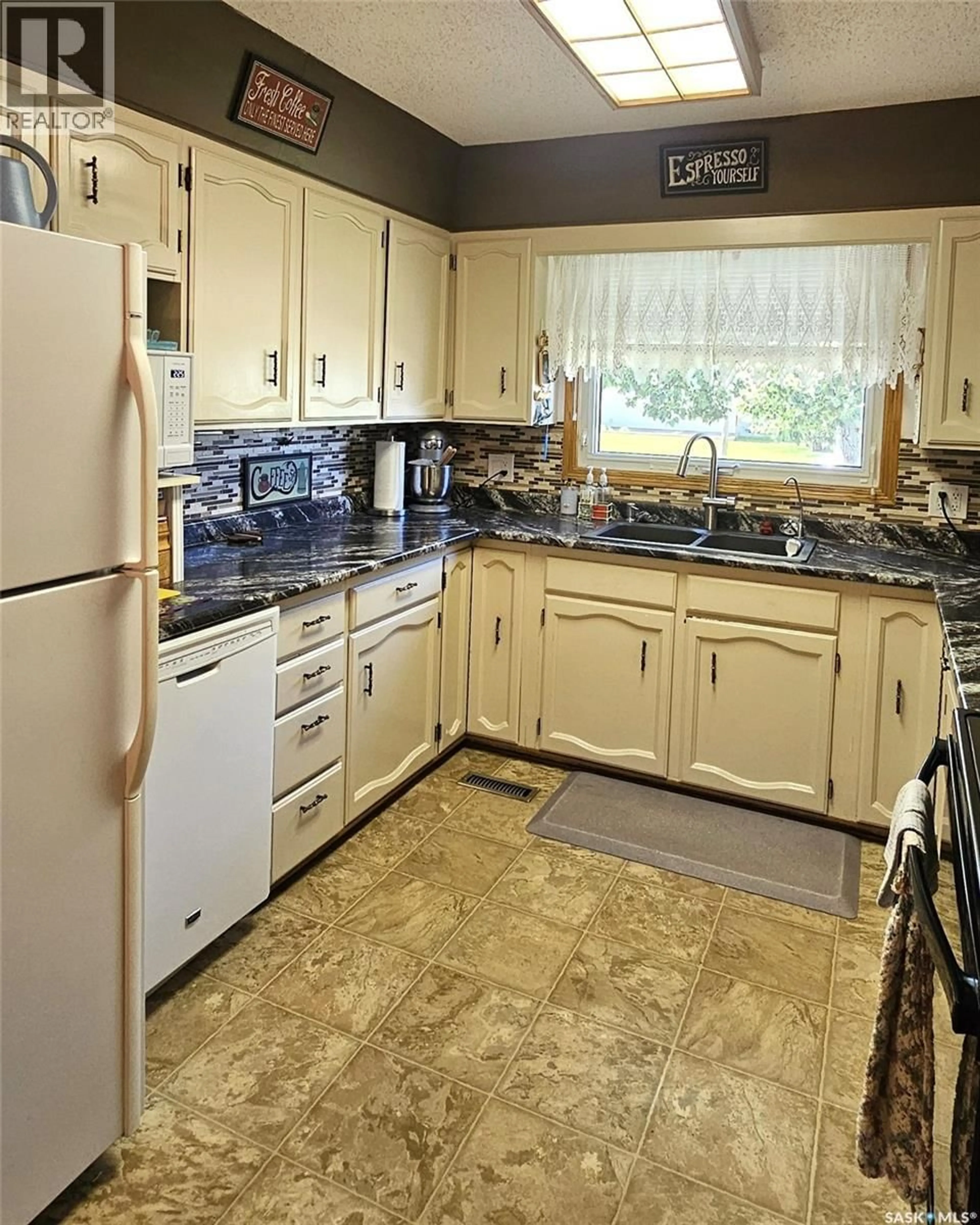 Standard kitchen, ceramic/tile floor for 330 COTEAU STREET, Milestone Saskatchewan S0G3L0