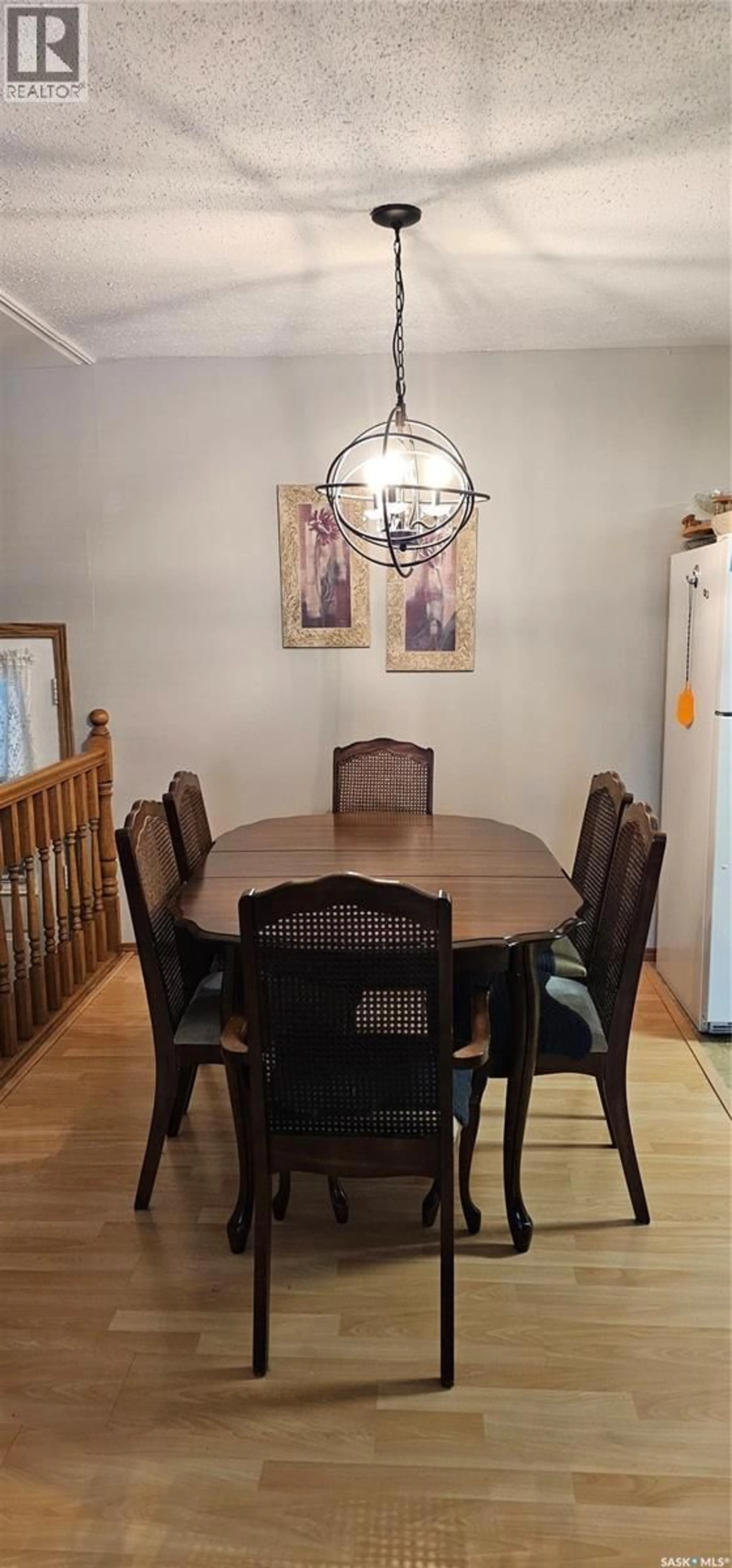 Dining room, wood/laminate floor for 330 COTEAU STREET, Milestone Saskatchewan S0G3L0