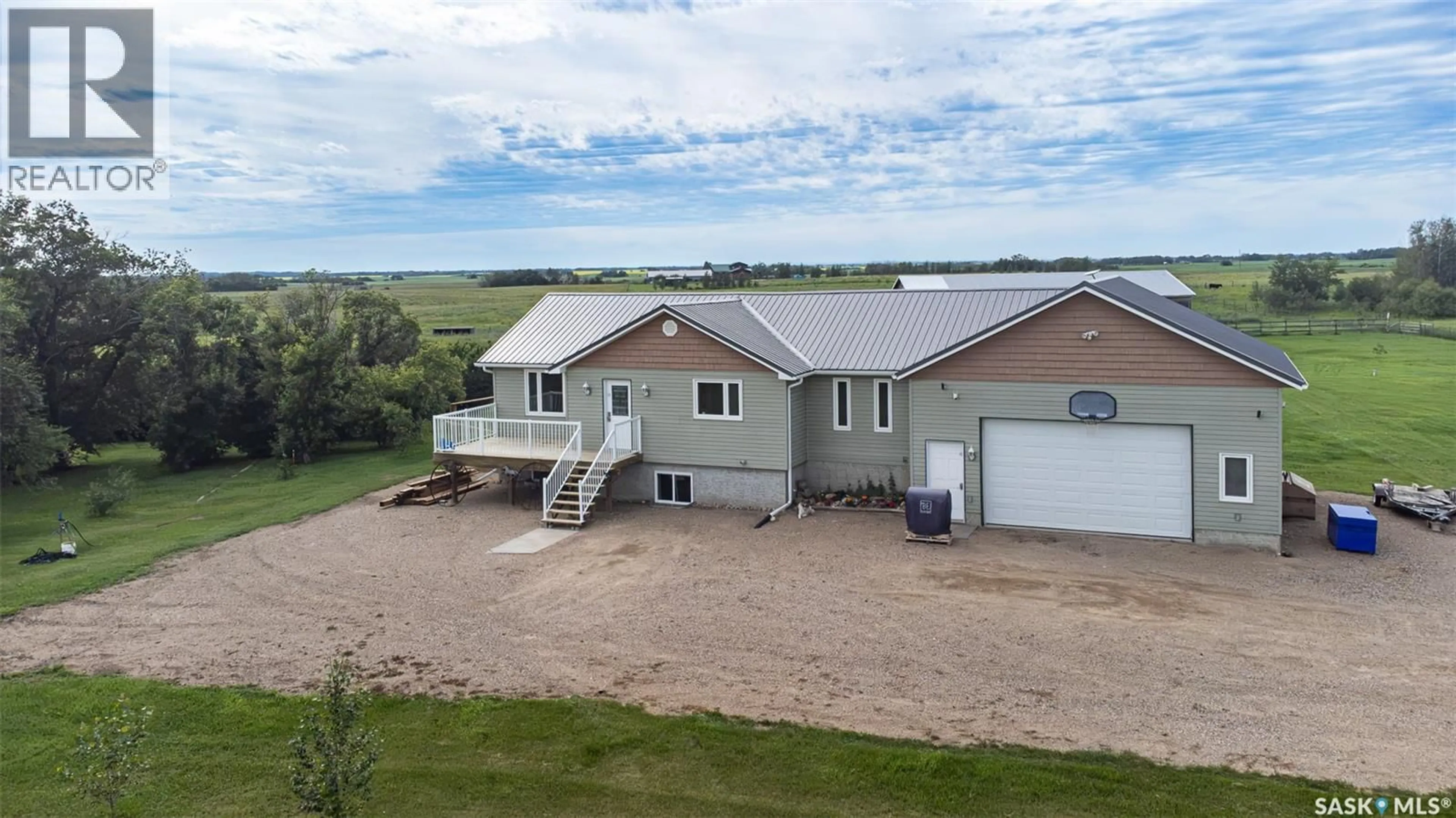 A pic from outside/outdoor area/front of a property/back of a property/a pic from drone, water/lake/river/ocean view for ENTZ ACREAGE, Corman Park Rm No. 344 Saskatchewan S0K2L0