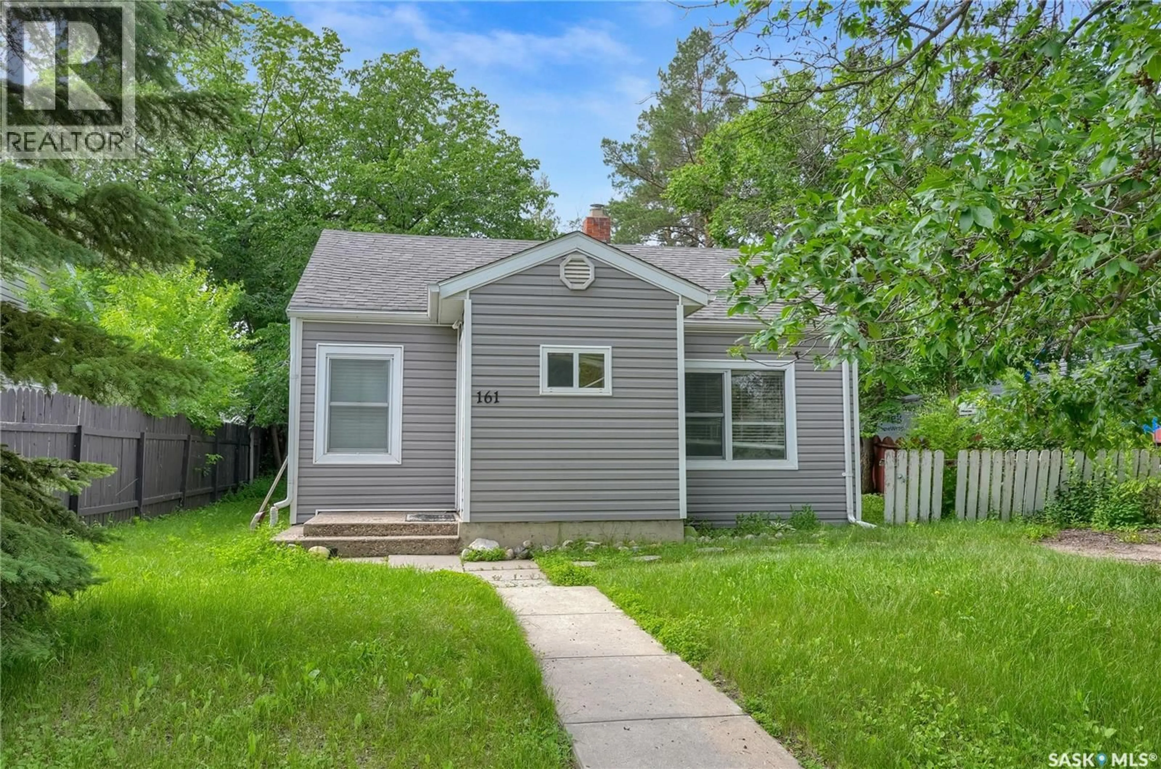Home with vinyl exterior material, street for 161 LILLOOET STREET, Moose Jaw Saskatchewan S6H4S6