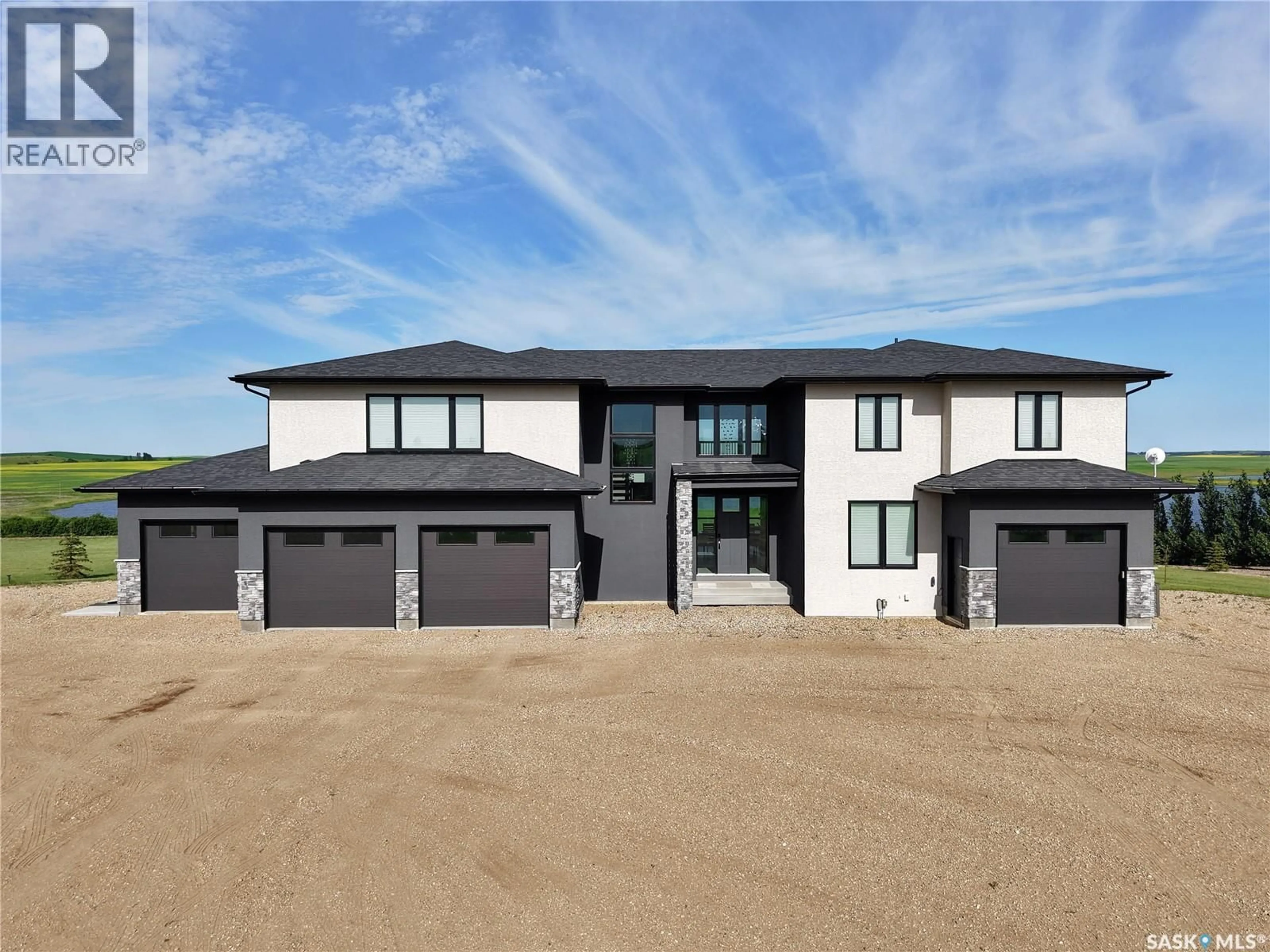 Home with brick exterior material, unknown for SUNSET SKIES ACREAGE, Grant Rm No. 372 Saskatchewan S0K3W0