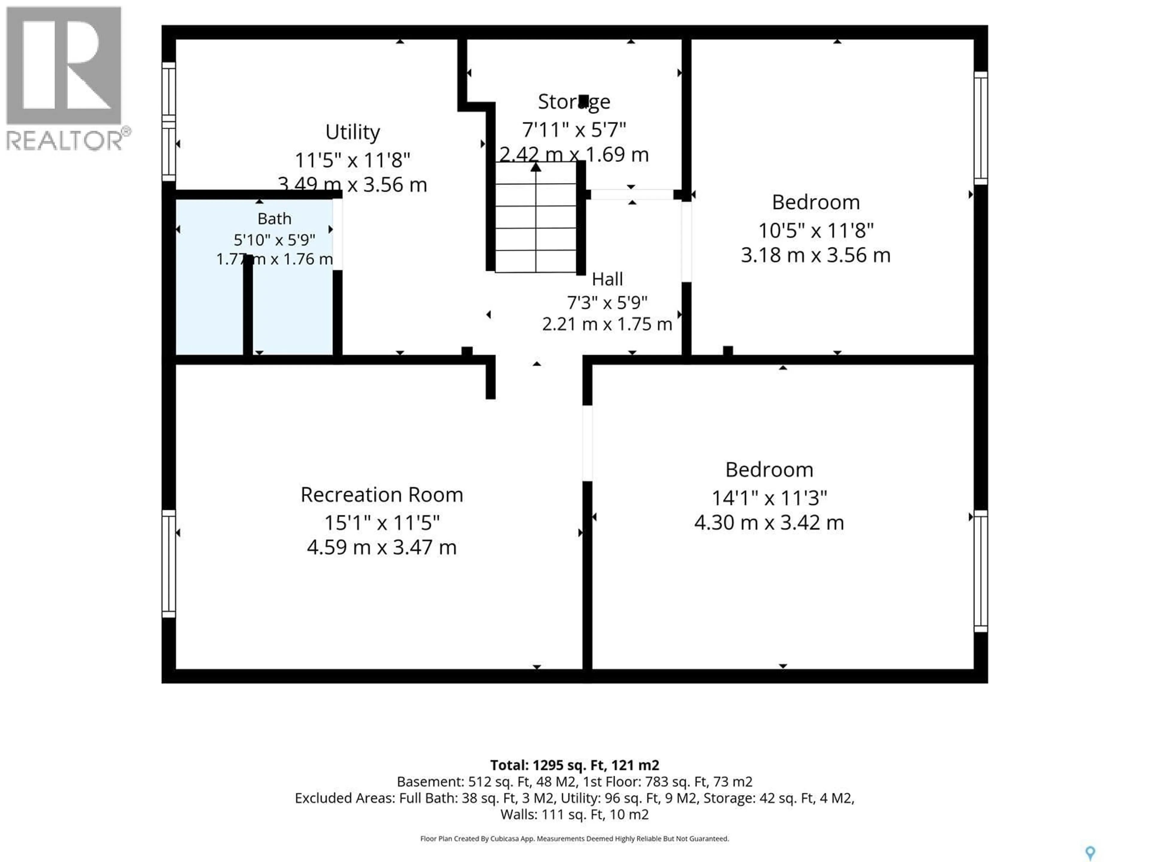 Floor plan for 118 EVANS STREET, Saskatoon Saskatchewan S7N2B2