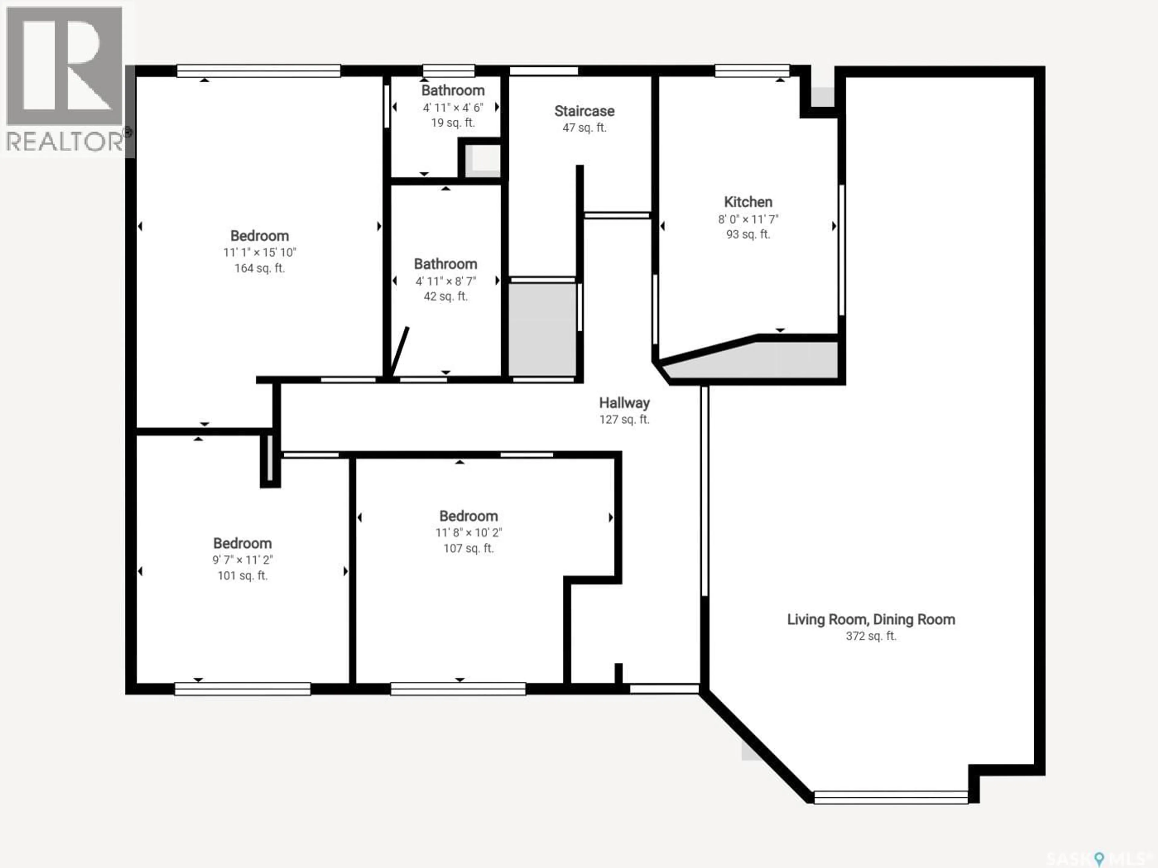 Floor plan for 70 HAWKES AVENUE, Regina Saskatchewan S4X1B4