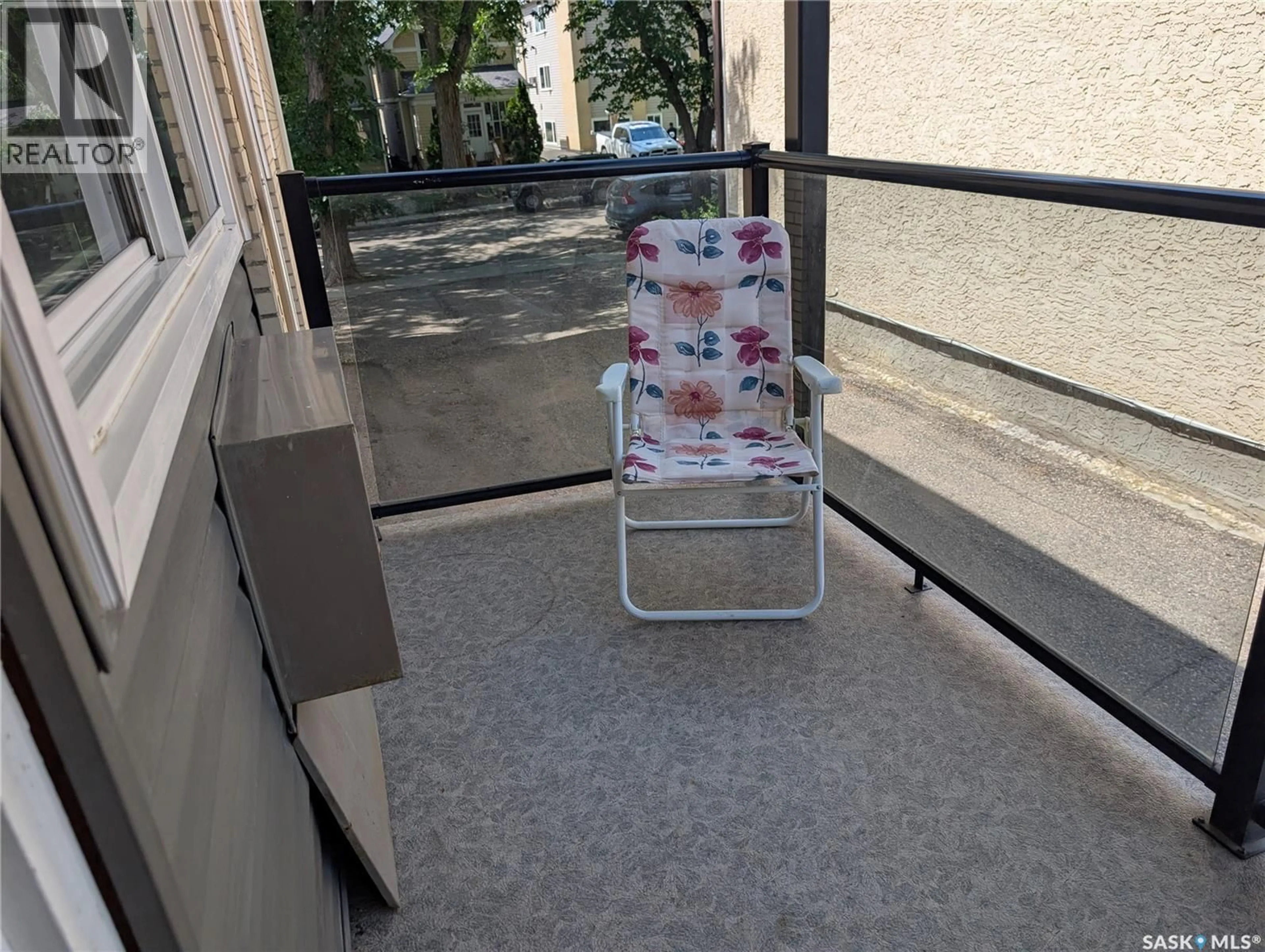 Balcony in the apartment, street for 10 - 2157 RAE STREET, Regina Saskatchewan S4T2E8