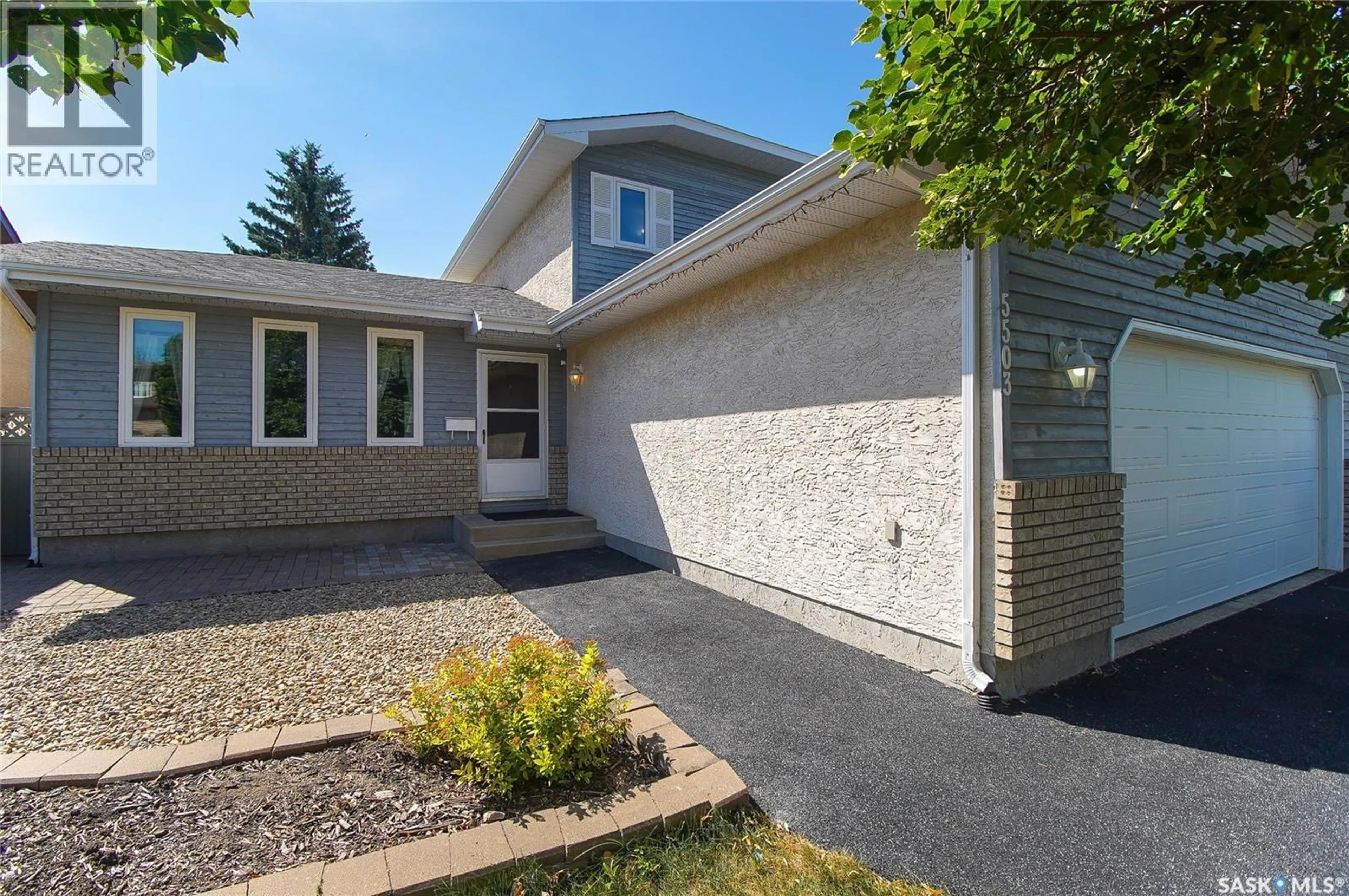 Home with brick exterior material, street for 5503 BALLANTINE COURT, Regina Saskatchewan S4X4K4