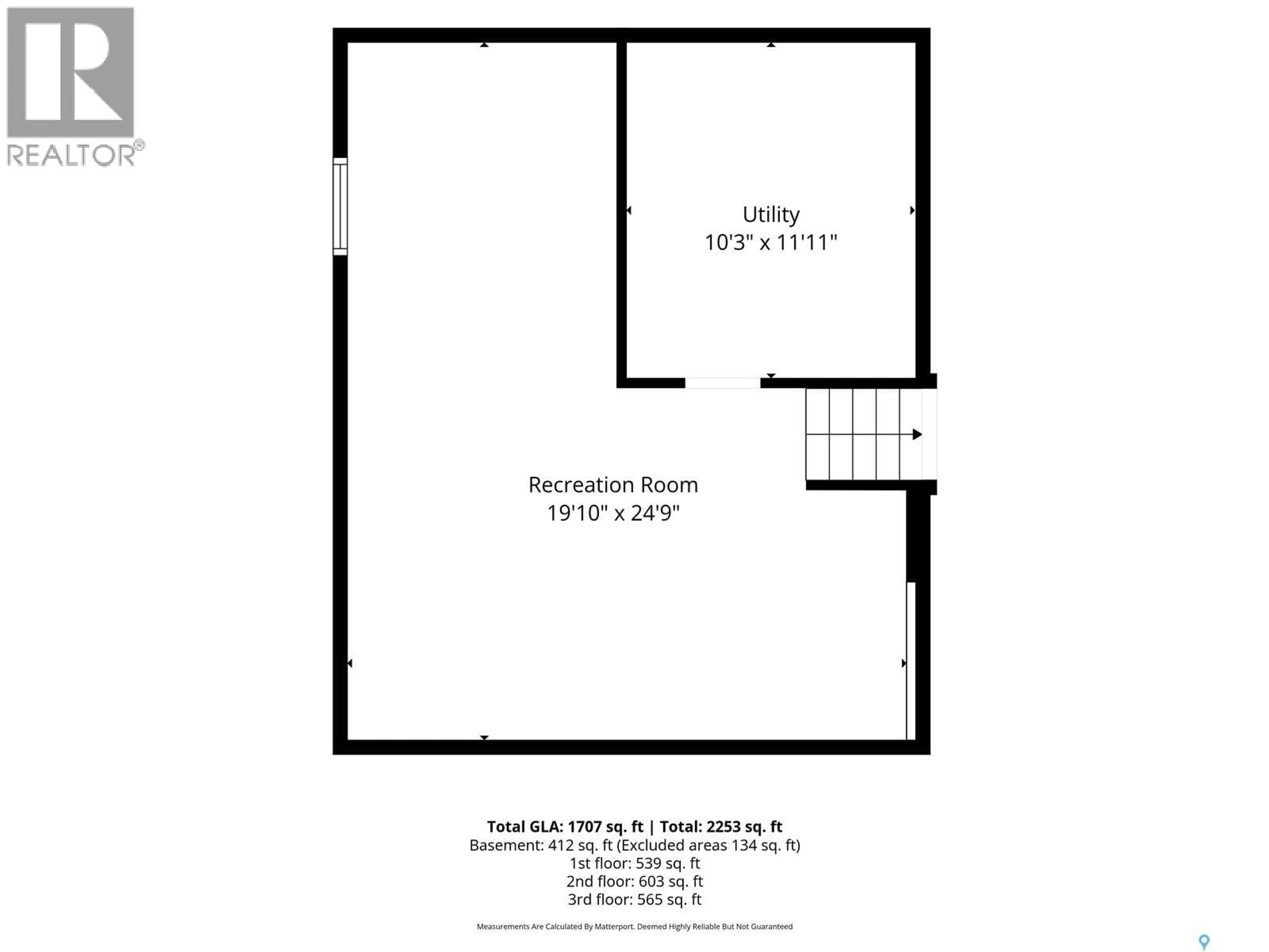 Floor plan for 242 CANDLE CRESCENT, Saskatoon Saskatchewan S7K5A4