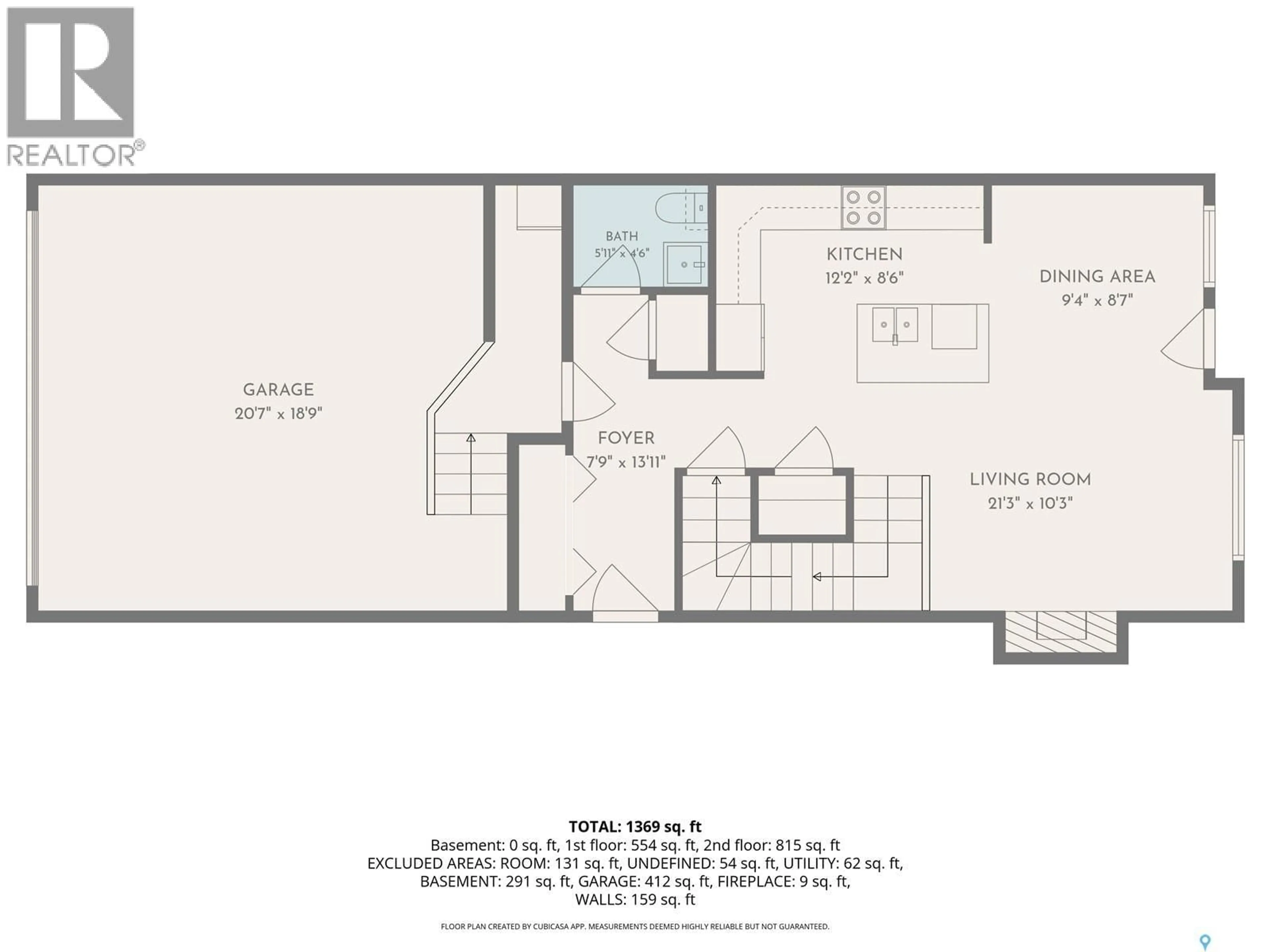 Floor plan for 848 BRIGHTON GATE, Saskatoon Saskatchewan S7V1L3