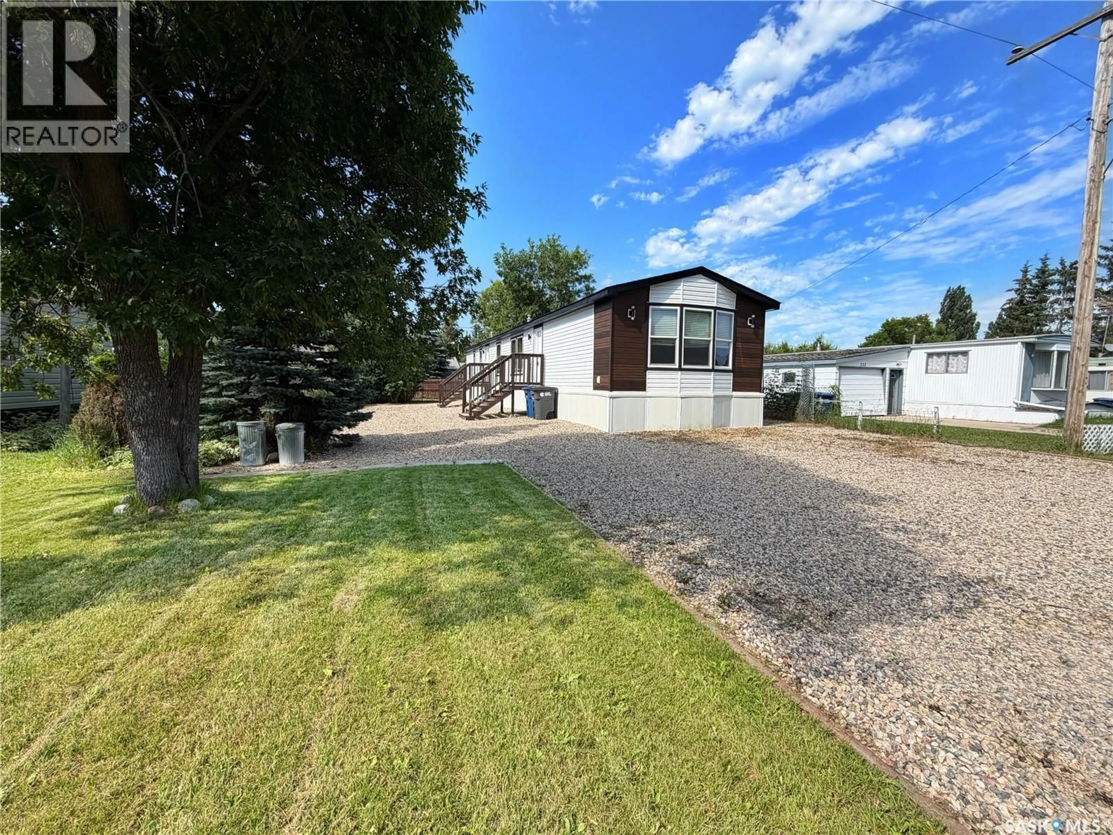 A pic from outside/outdoor area/front of a property/back of a property/a pic from drone, unknown for 210 WRIGHT ROAD, Moosomin Saskatchewan S0G3N0