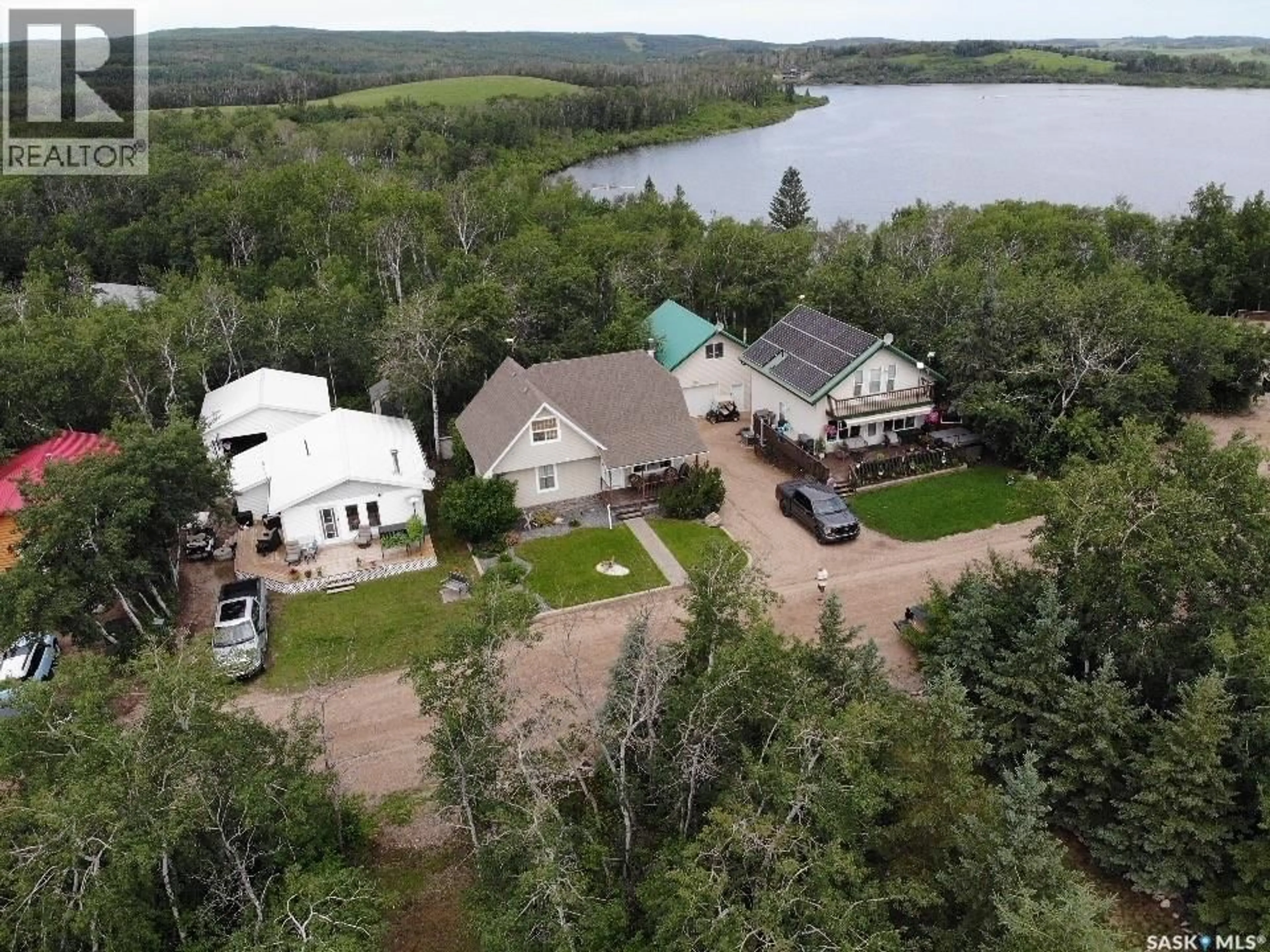 A pic from outside/outdoor area/front of a property/back of a property/a pic from drone, water/lake/river/ocean view for Cabin - JOANETTE DR, Leask Rm No. 464 Saskatchewan S0J1M0