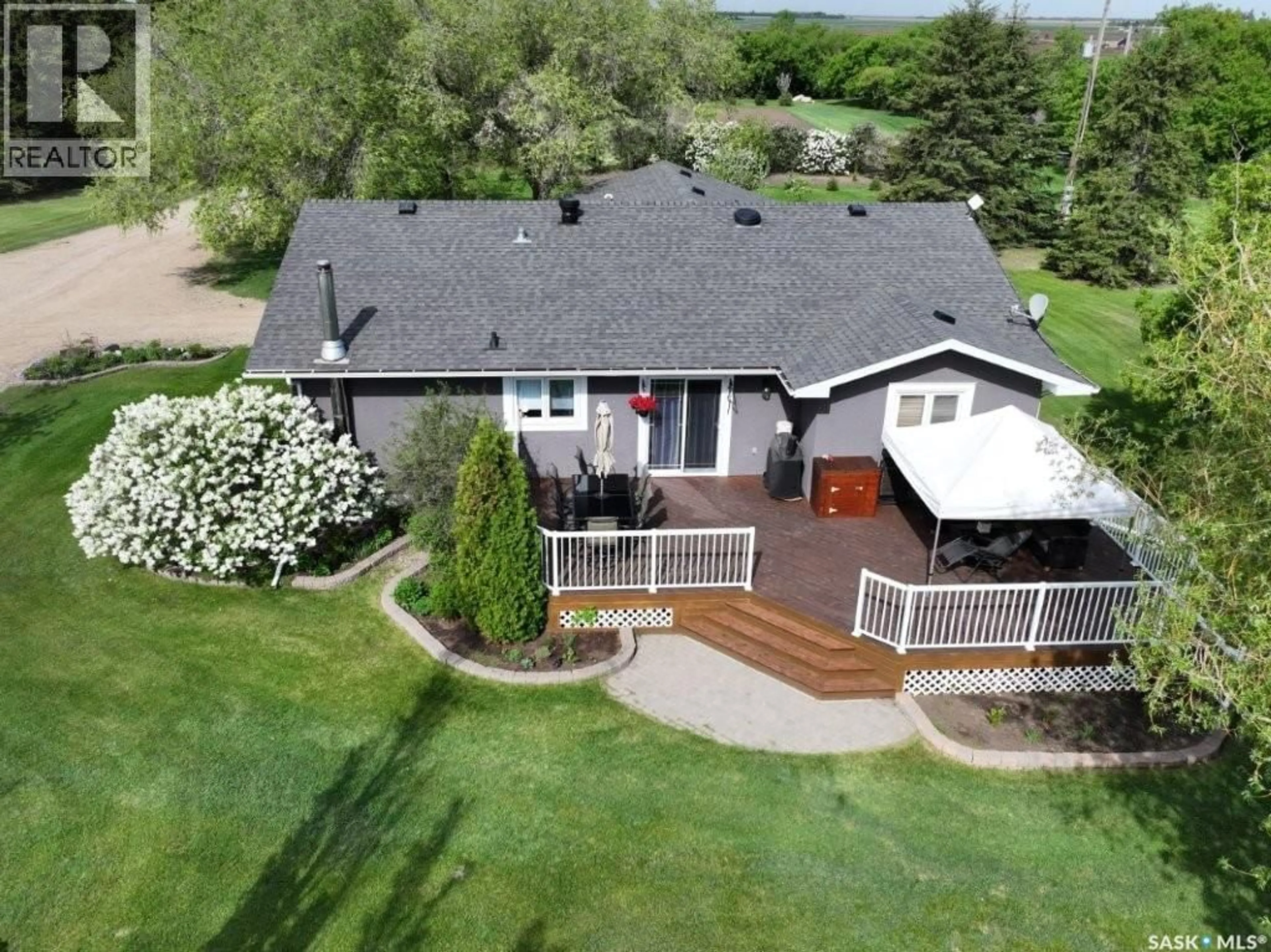 A pic from outside/outdoor area/front of a property/back of a property/a pic from drone, unknown for KONECHNY ACREAGE, Corman Park Rm No. 344 Saskatchewan S0K1E0
