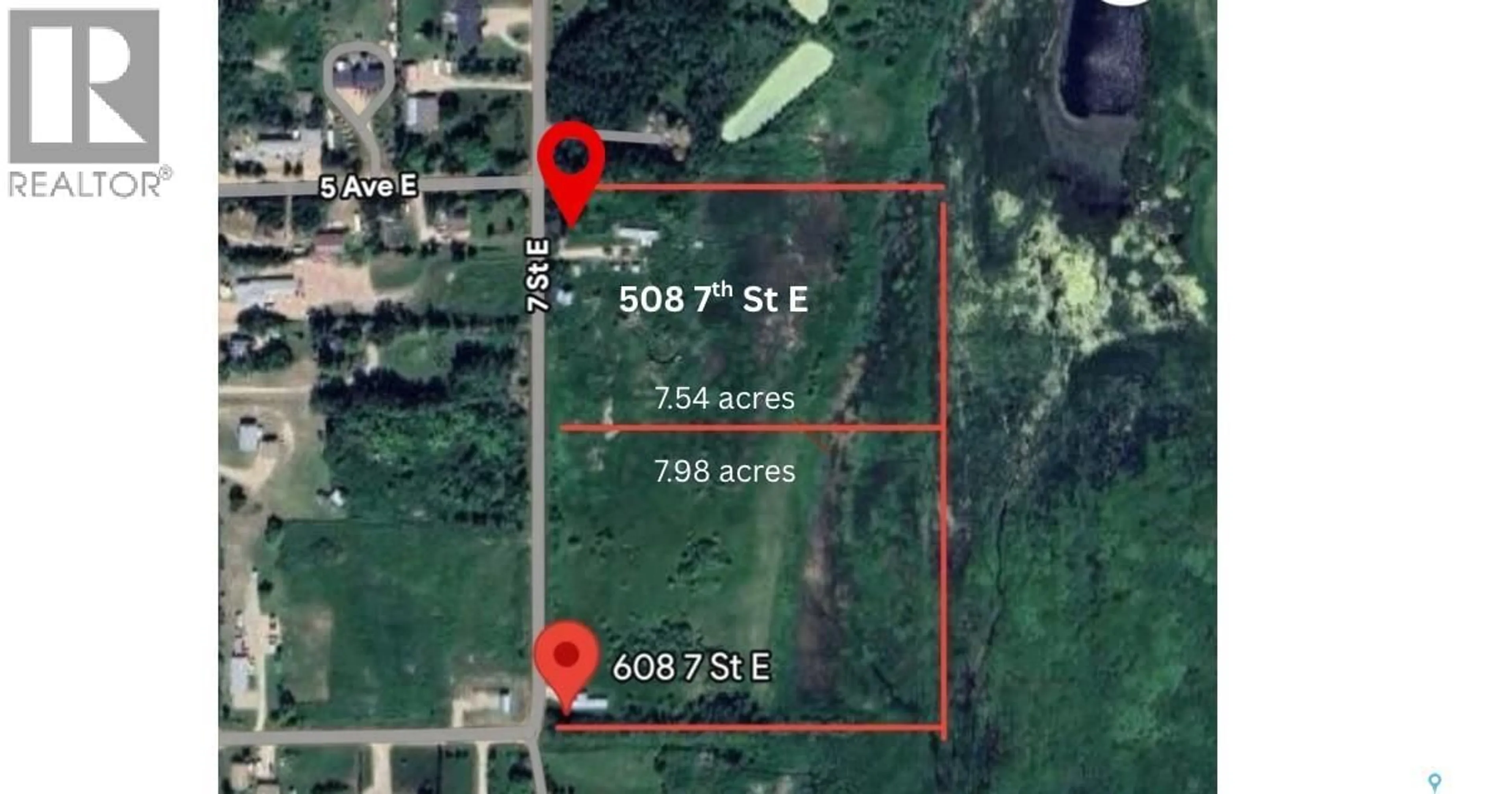 A pic from outside/outdoor area/front of a property/back of a property/a pic from drone, building for 508 7TH STREET, Meadow Lake Saskatchewan S9X1J4