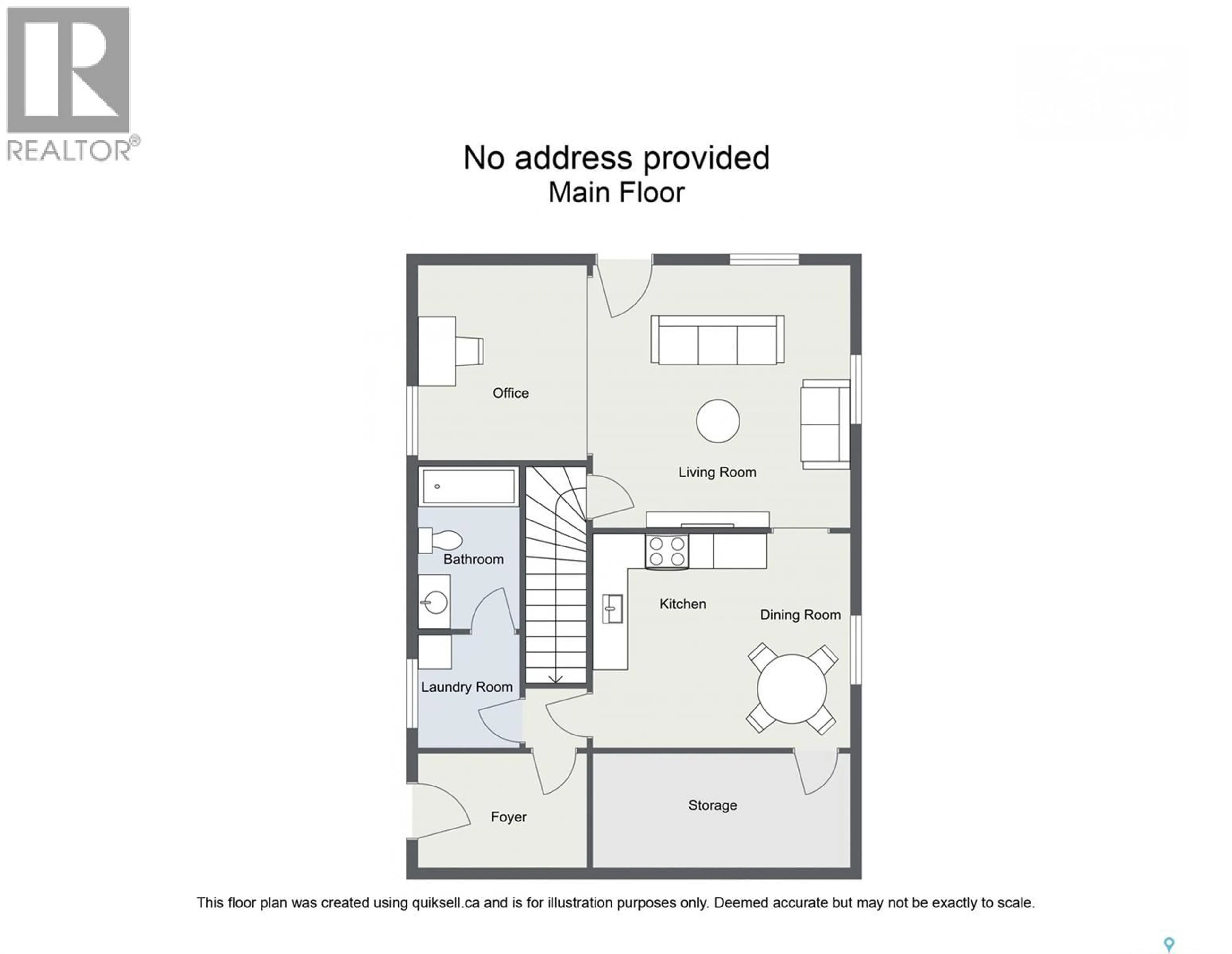 Floor plan for MACLEAN ACREAGE, Wolverine Rm No. 340 Saskatchewan S0K0T0