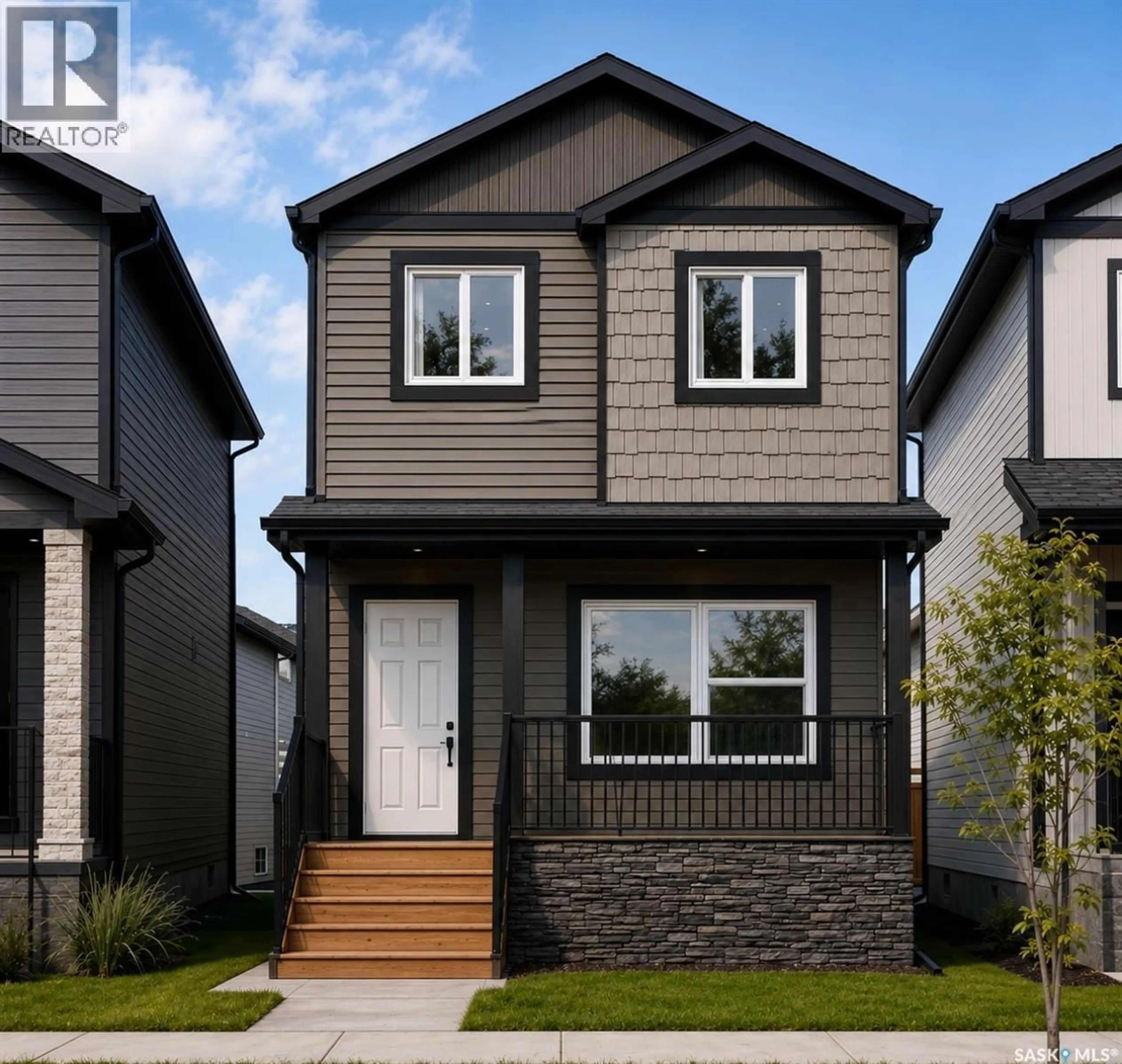 Home with vinyl exterior material, street for 1525 RICHARDSON ROAD, Saskatoon Saskatchewan S7M0W9