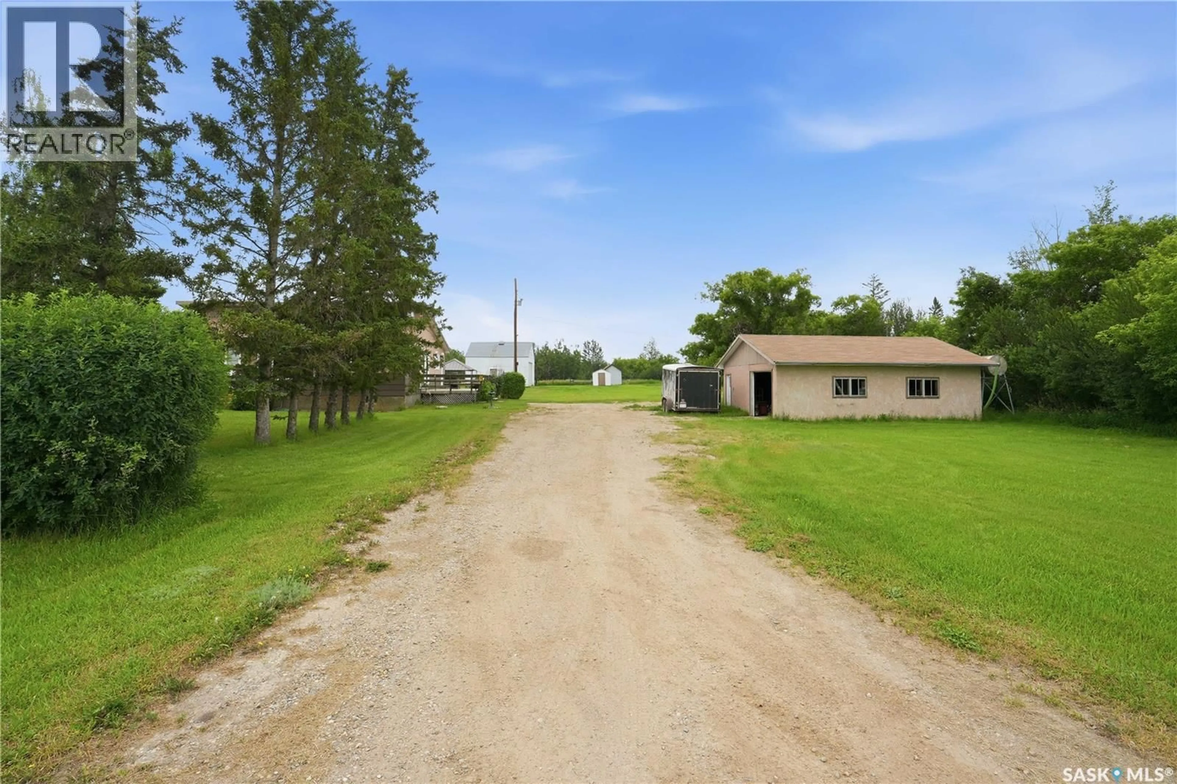 A pic from outside/outdoor area/front of a property/back of a property/a pic from drone, street for KOBELSKY ACREAGE, Reford Rm No. 379 Saskatchewan S0K4W0