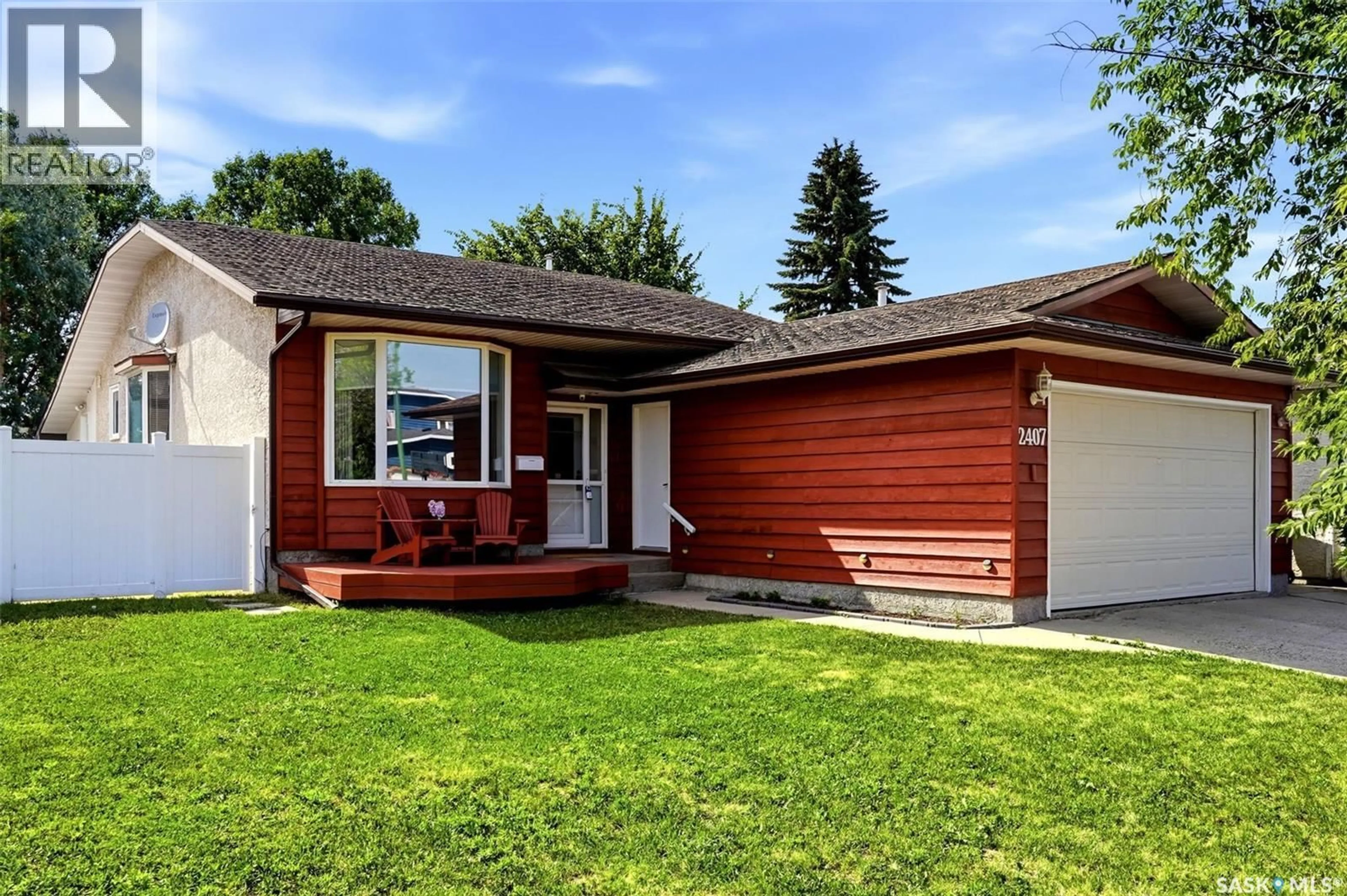Home with brick exterior material, street for 2407 ROOKE PLACE, Regina Saskatchewan S4V1T7