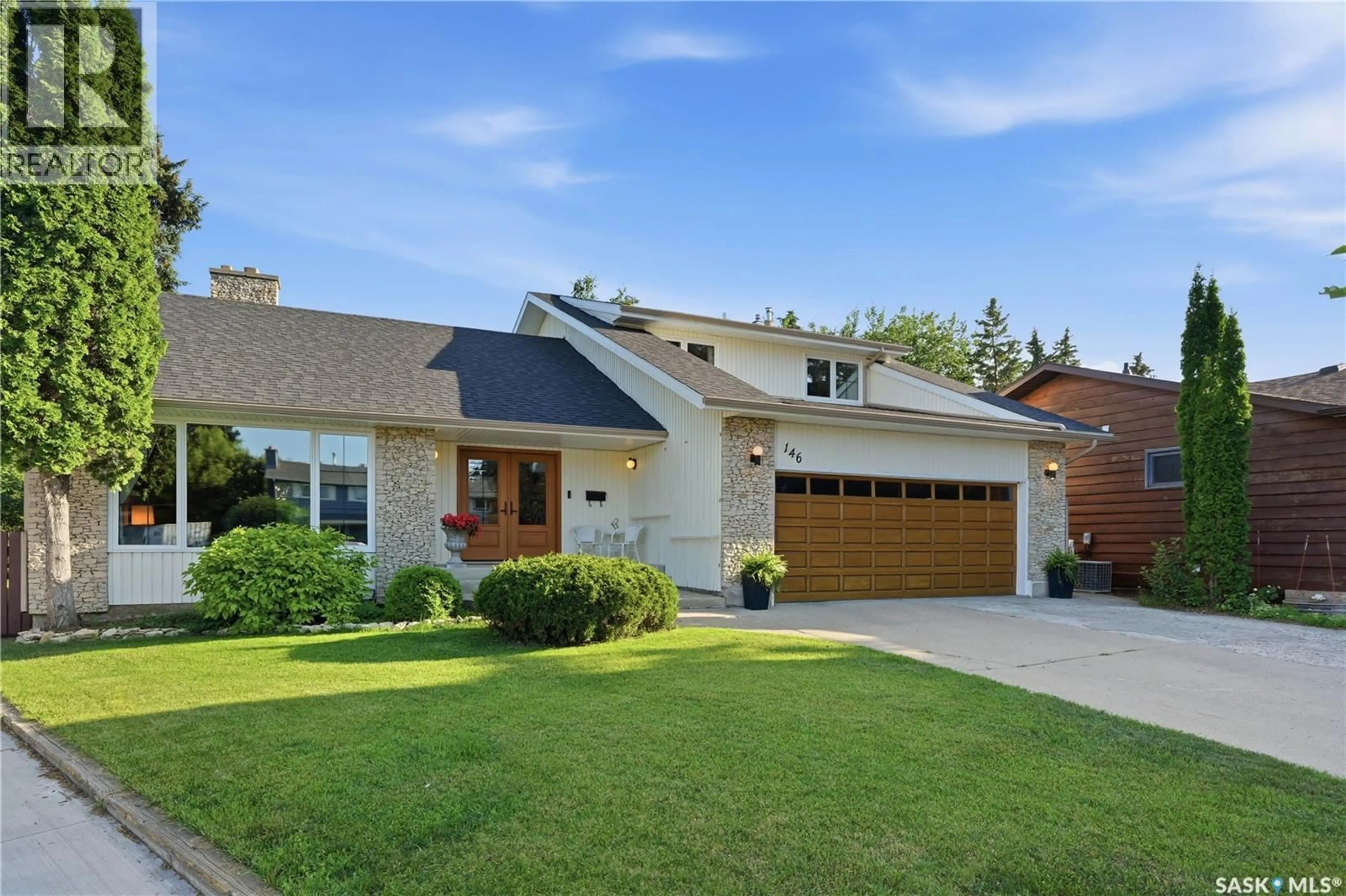 Home with brick exterior material, street for 146 HIGHBURY PLACE, Saskatoon Saskatchewan S7H4X7