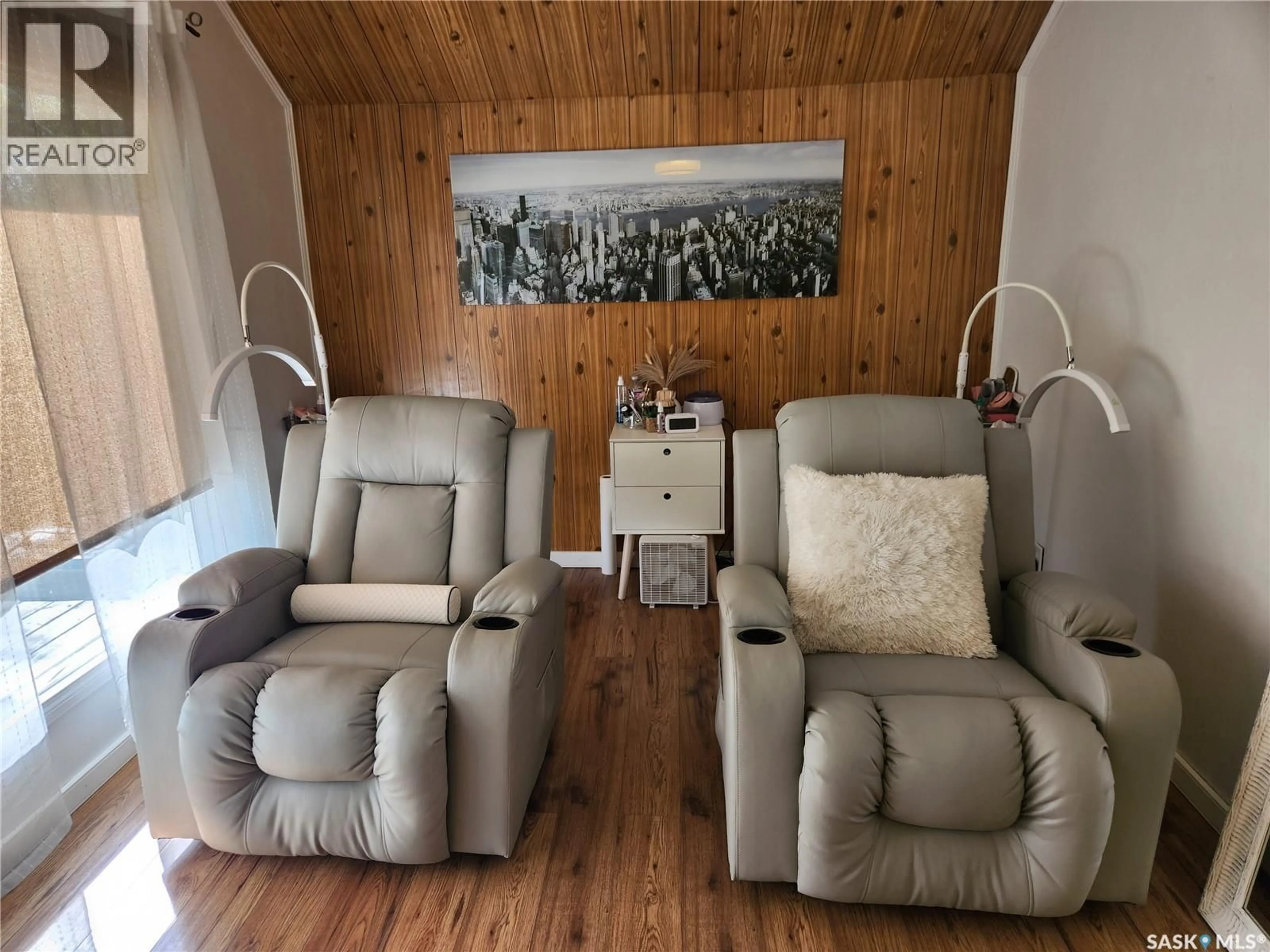 Living room with furniture, unknown for 803 97TH AVENUE, Tisdale Saskatchewan S0E1T0