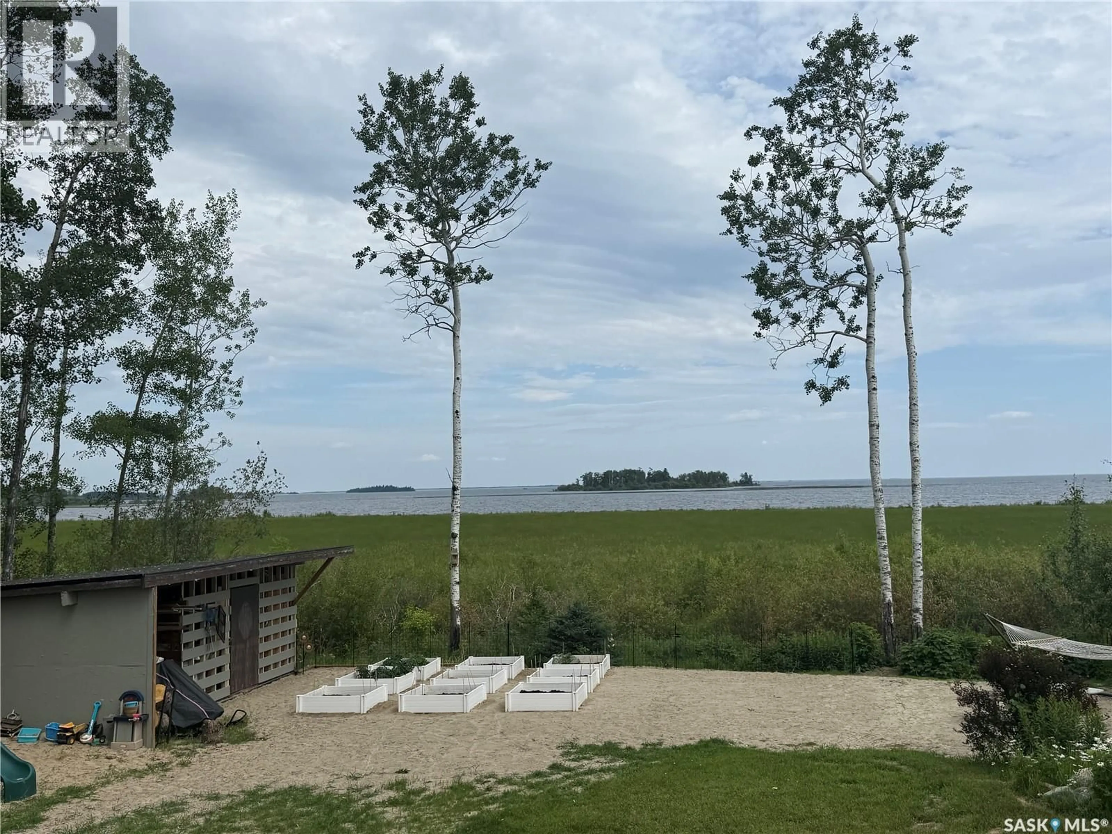 Patio, water/lake/river/ocean view for 240 DEHAVILLAND AVENUE, Air Ronge Saskatchewan S0J3G0