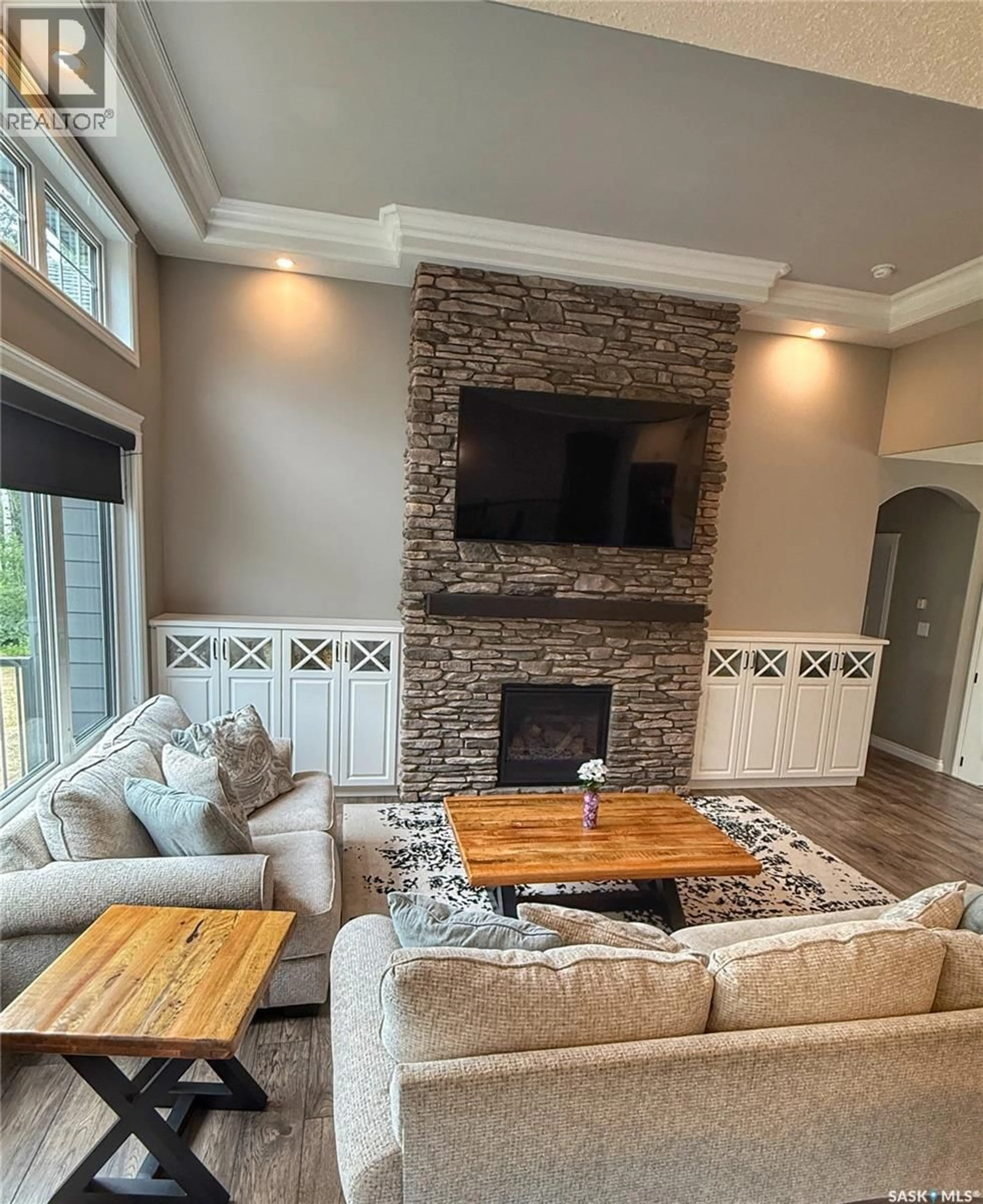 Living room with furniture, unknown for 214 HILLSIDE DRIVE, Tobin Lake Saskatchewan S0E1E0
